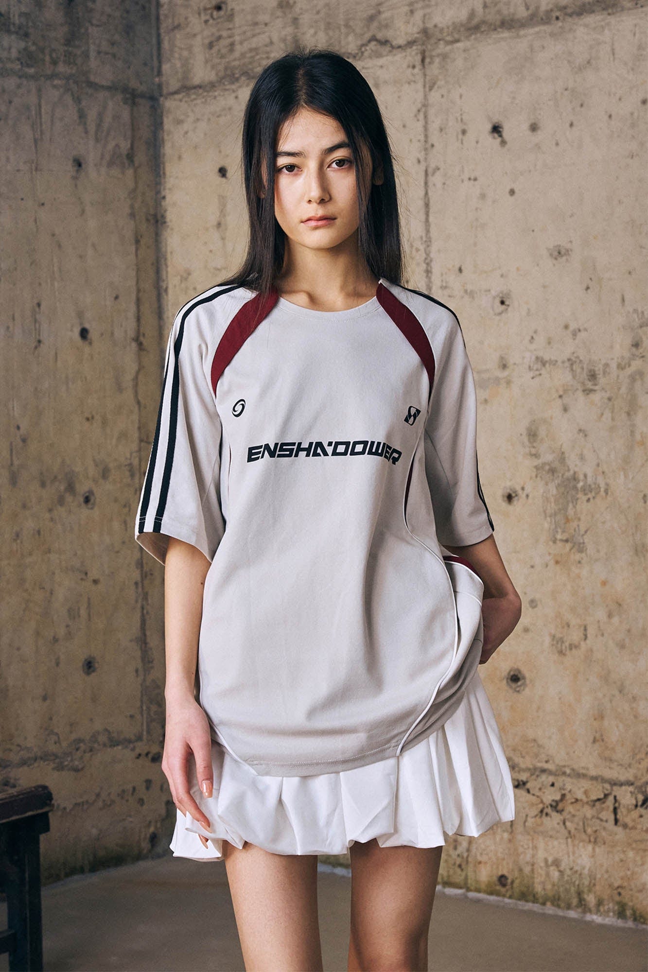 ENSHADOWER Athletic Curved-Spliced Raglan Quick-Dry T-Shirt, premium urban and streetwear designers apparel on PROJECTISR.com, ENSHADOWER