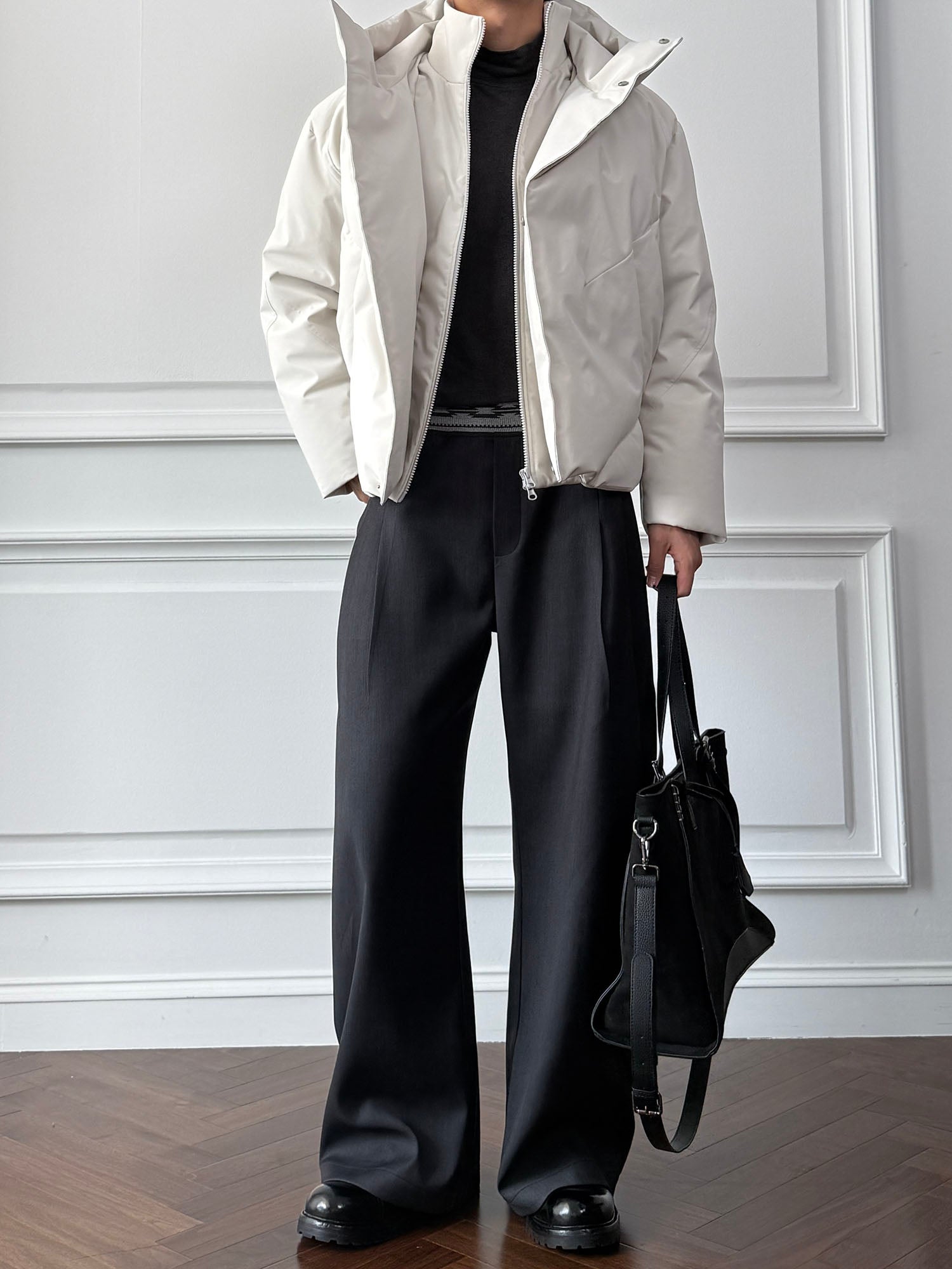 CATSSTAC Essential Panel Double-Layered Down Jacket, premium urban and streetwear designers apparel on PROJECTISR.com, CATSSTAC