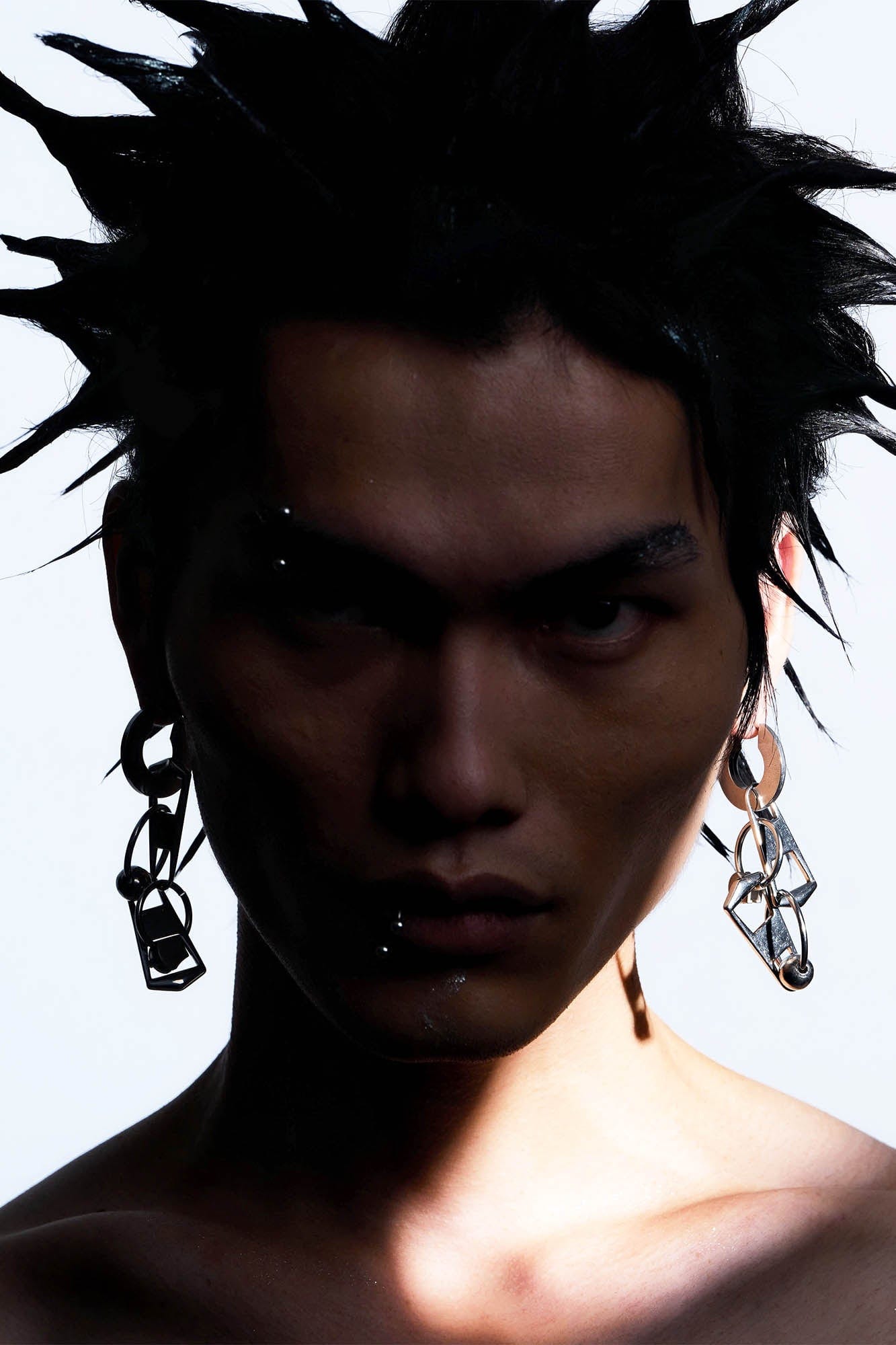 ILLUSORY Double-Zipper Earrings, premium urban and streetwear designers apparel on PROJECTISR.com, ILLUSORY