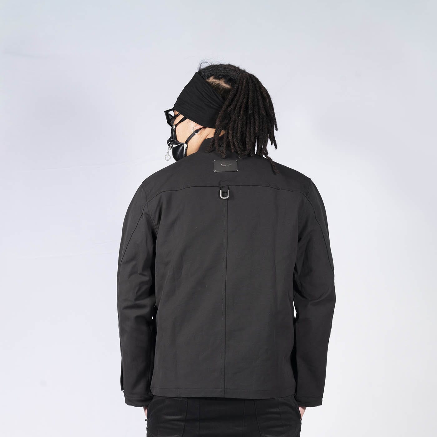 INSIDE OUT Arc Paneled Rivet Jacket, premium urban and streetwear designers apparel on PROJECTISR.com, INSIDE OUT