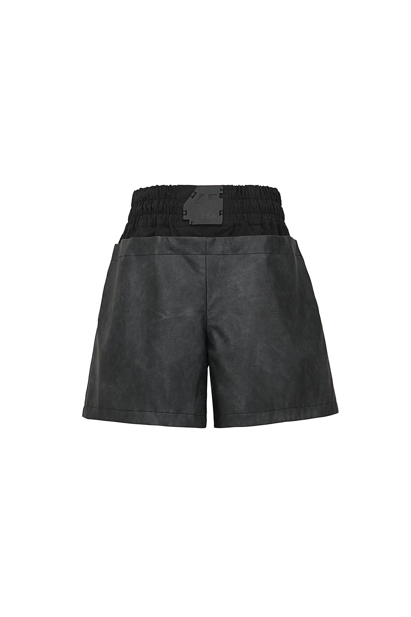 455EMBLE Layered Boxing PU Shorts, premium urban and streetwear designers apparel on PROJECTISR.com, 455EMBLE