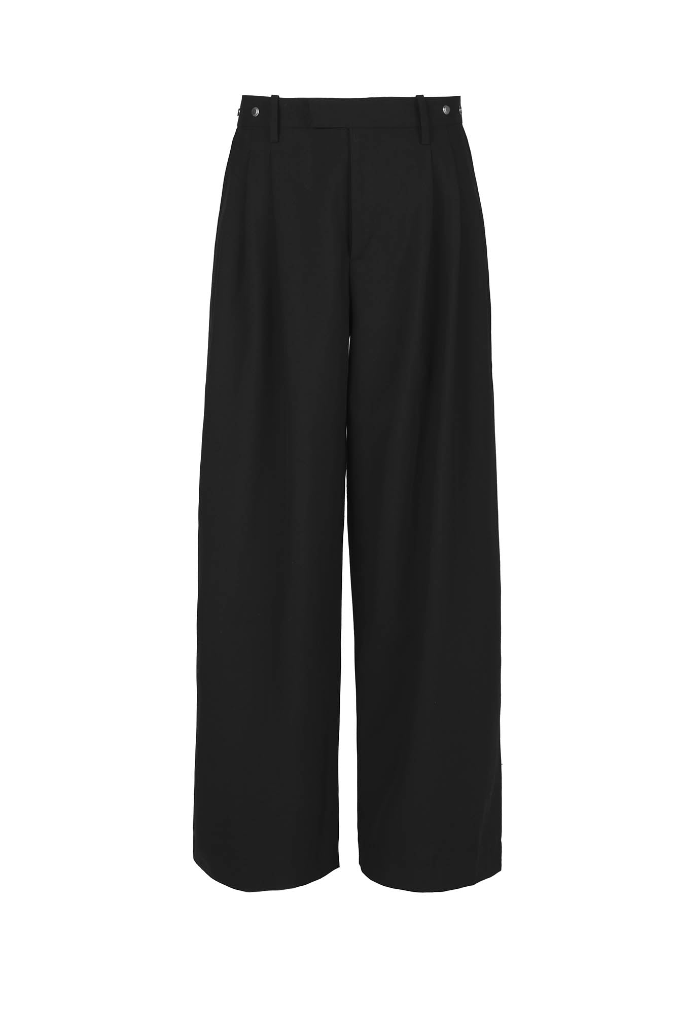 455EMBLE Wool-Blend Pleated Straight-Leg Oversized Trousers, premium urban and streetwear designers apparel on PROJECTISR.com, 455EMBLE