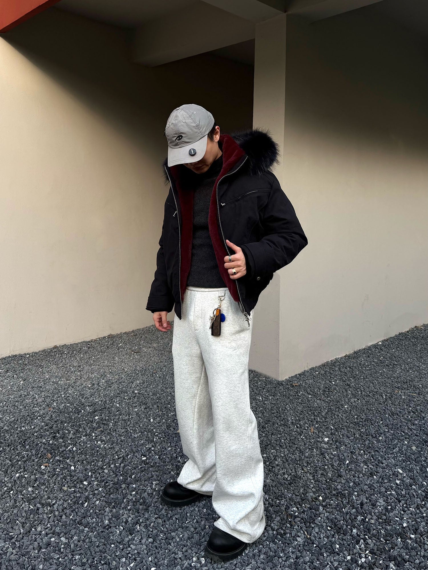 CATSSTAC Detachable Hood Down Jacket, premium urban and streetwear designers apparel on PROJECTISR.com, CATSSTAC