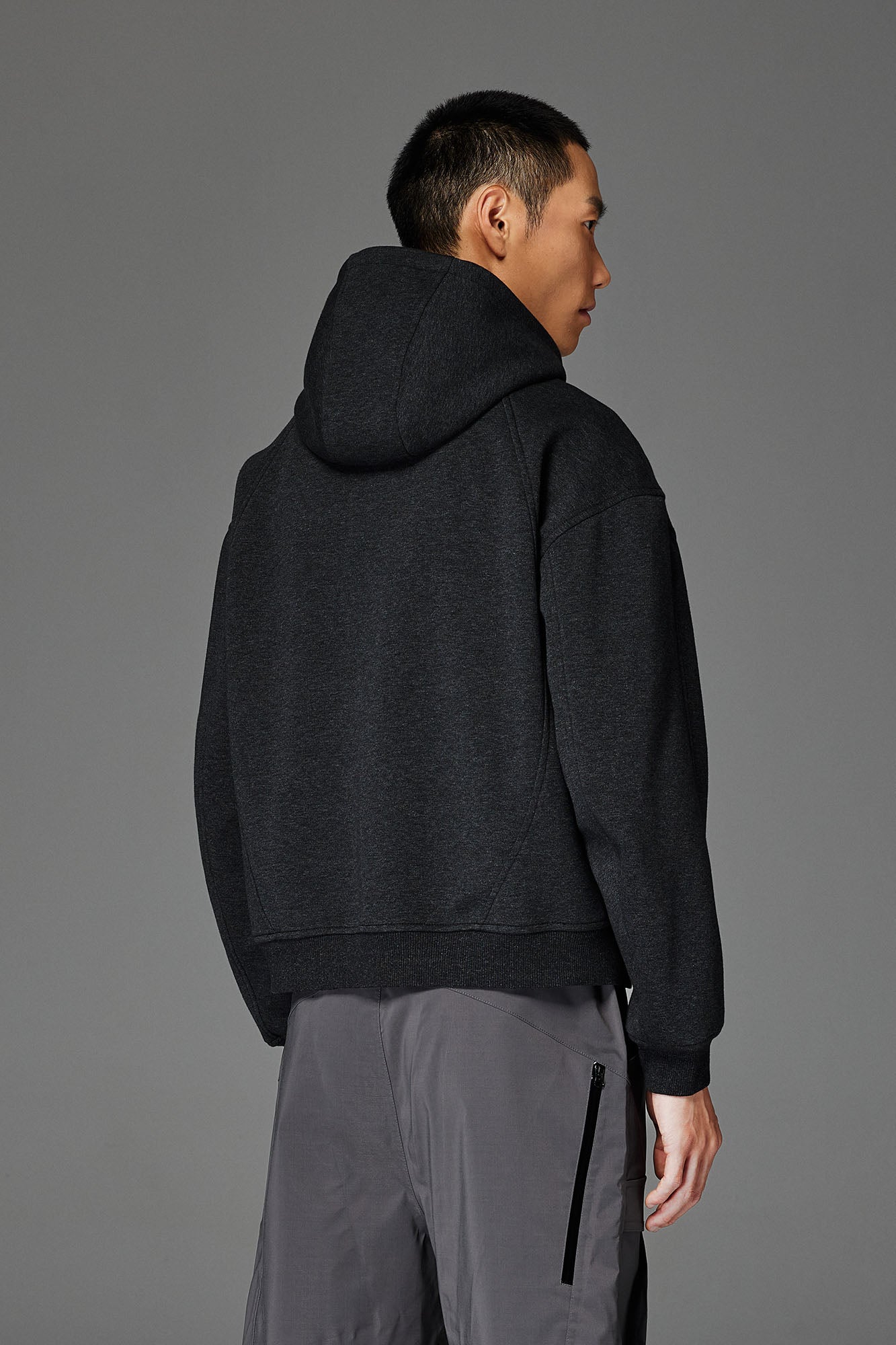 CATSSTAC Curved Panel Double-Zip Hoodie