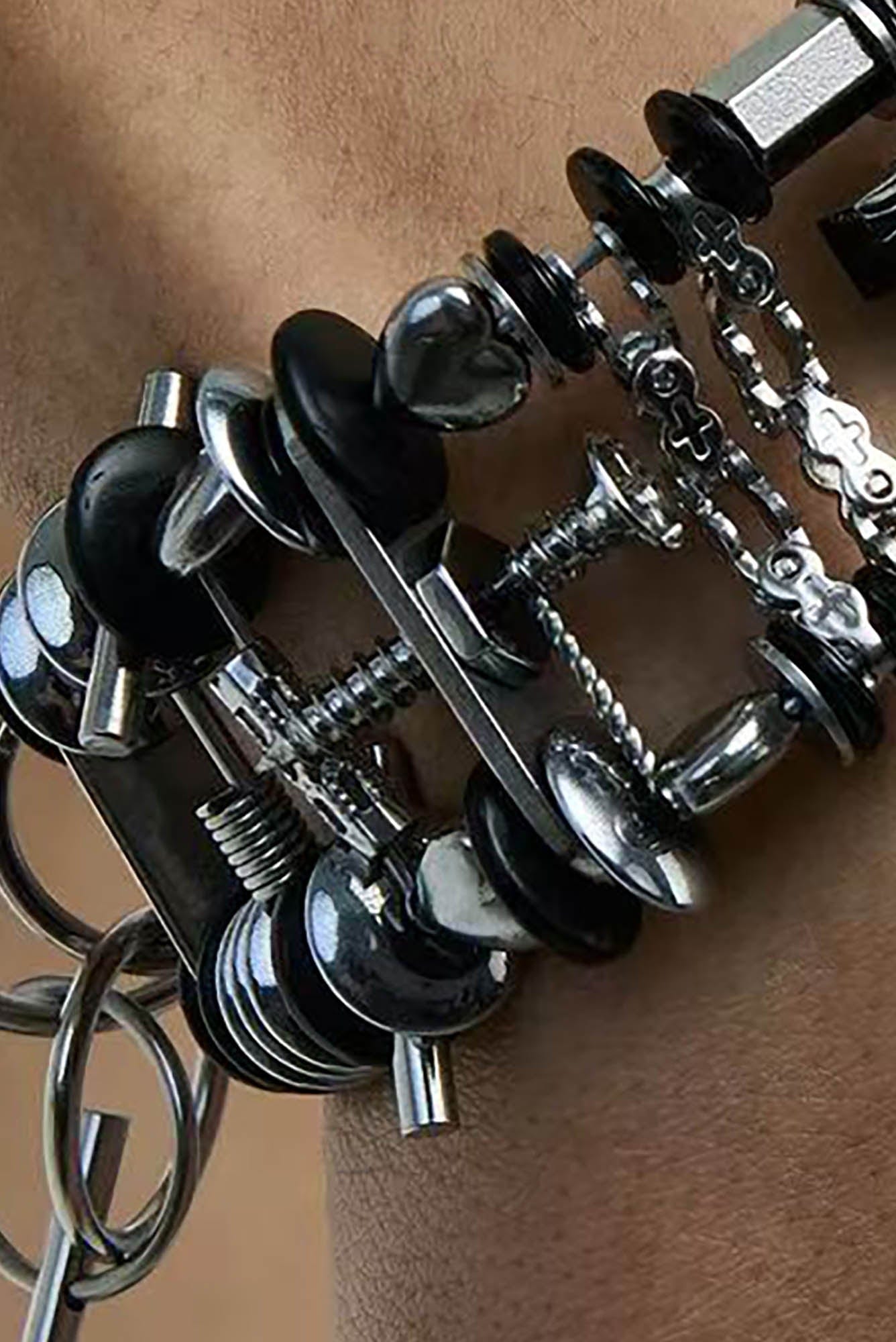 ILLUSORY Sacrificial Cross Bracelet, premium urban and streetwear designers apparel on PROJECTISR.com, ILLUSORY
