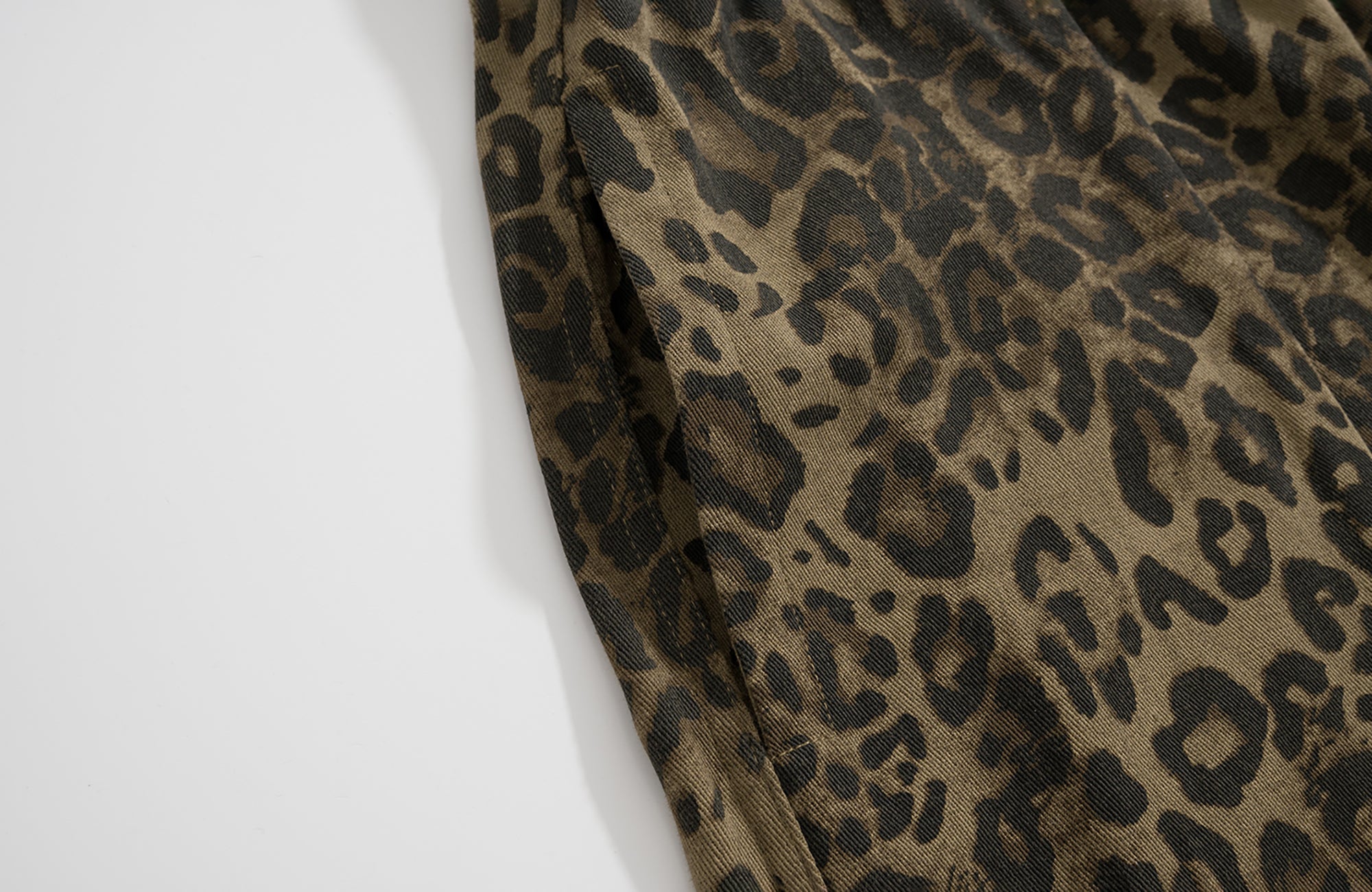SADSOUP Leopard Cargo Wide-Leg Pants