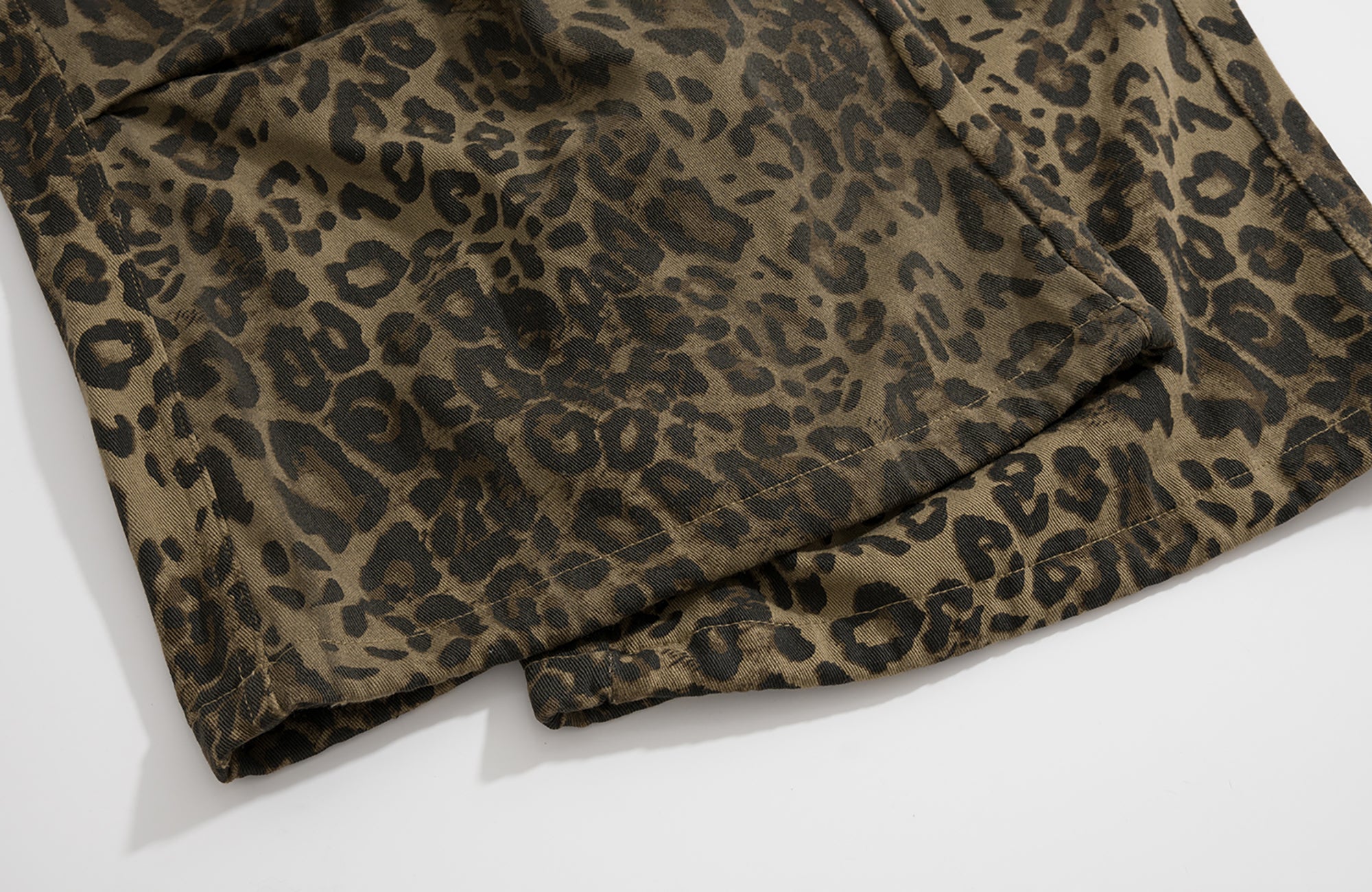 SADSOUP Leopard Cargo Wide-Leg Pants
