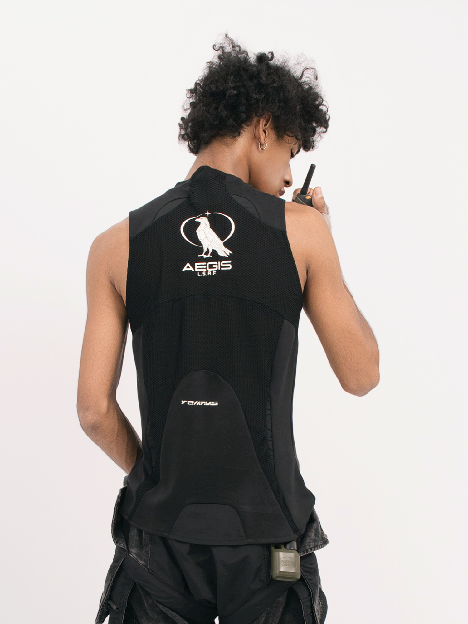 STEAM Distressed Mesh Tactical Tank Top