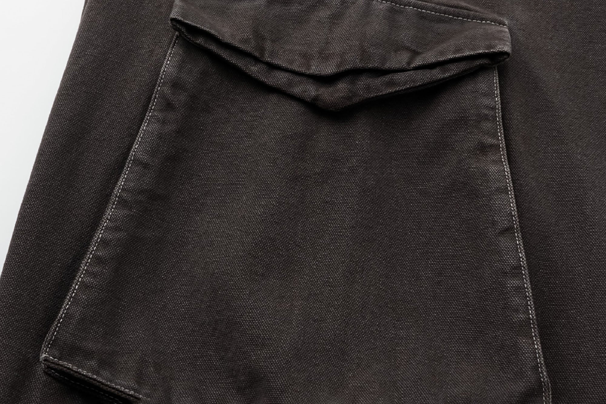ALVNG AR ANTS Washed Big Pockets Wide-Leg Cargo Pants