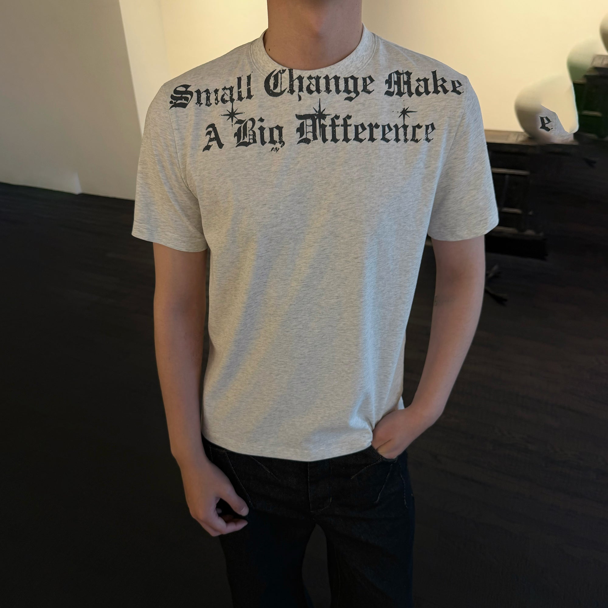 KREATE Fade-Wash Slogan Tee, premium urban and streetwear designers apparel on PROJECTISR.com, KREATE