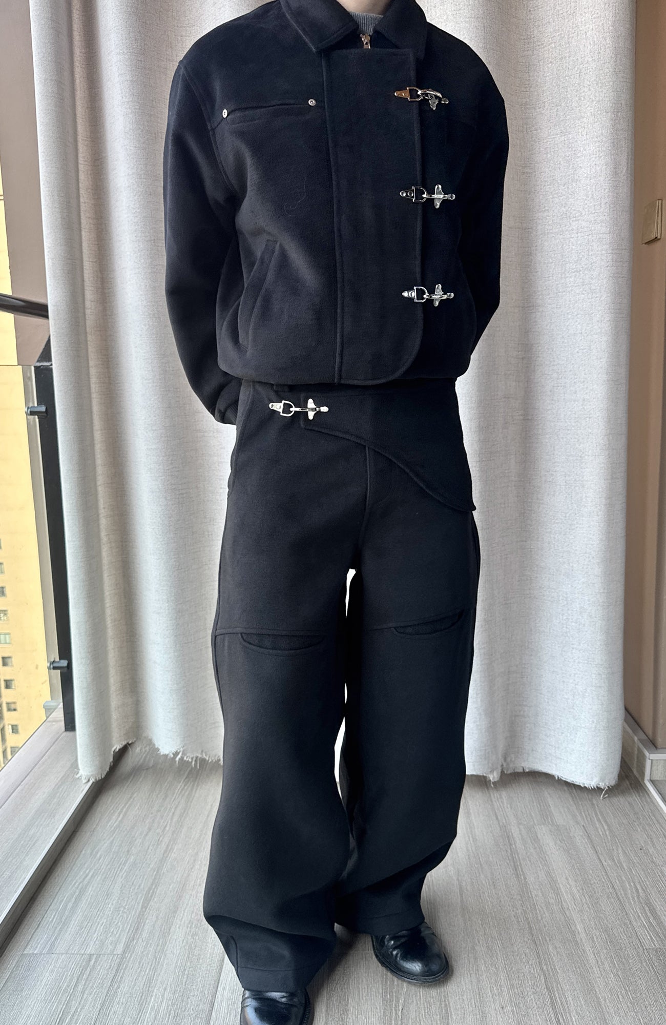 ESAIAS Harness-Lock Wool-Blend Jacket