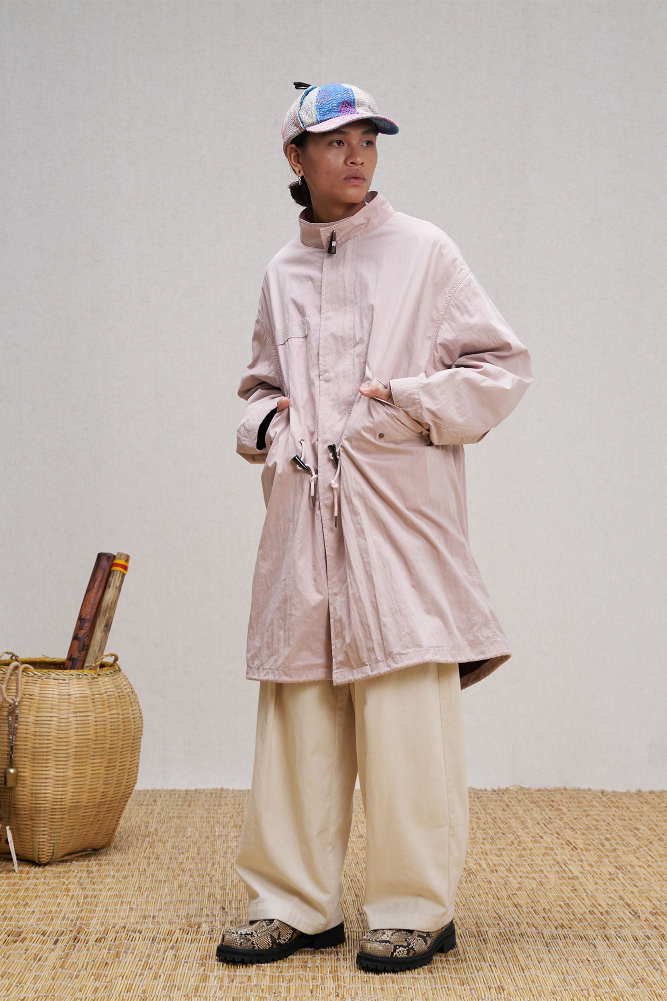 UNLIMITED MOTE Oversized Drawcord Parka