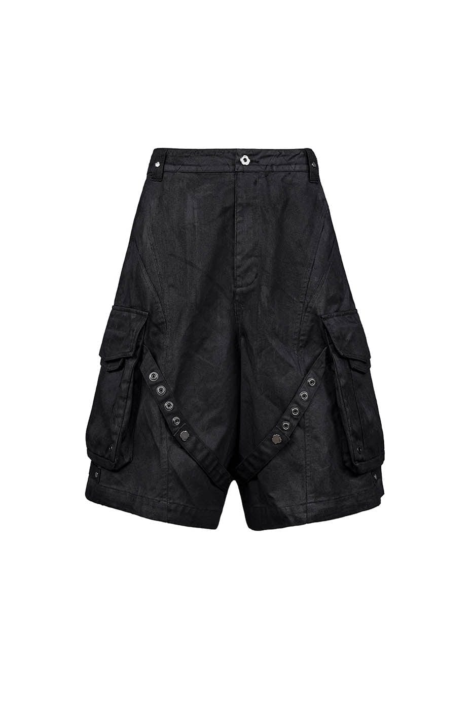 UNDERWATER Bandaged Waxed Shorts, premium urban and streetwear designers apparel on PROJECTISR.com, UNDERWATER