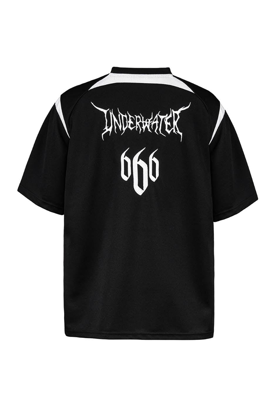 UNDERWATER Demon Eye Mesh Jersey Black, premium urban and streetwear designers apparel on PROJECTISR.com, UNDERWATER