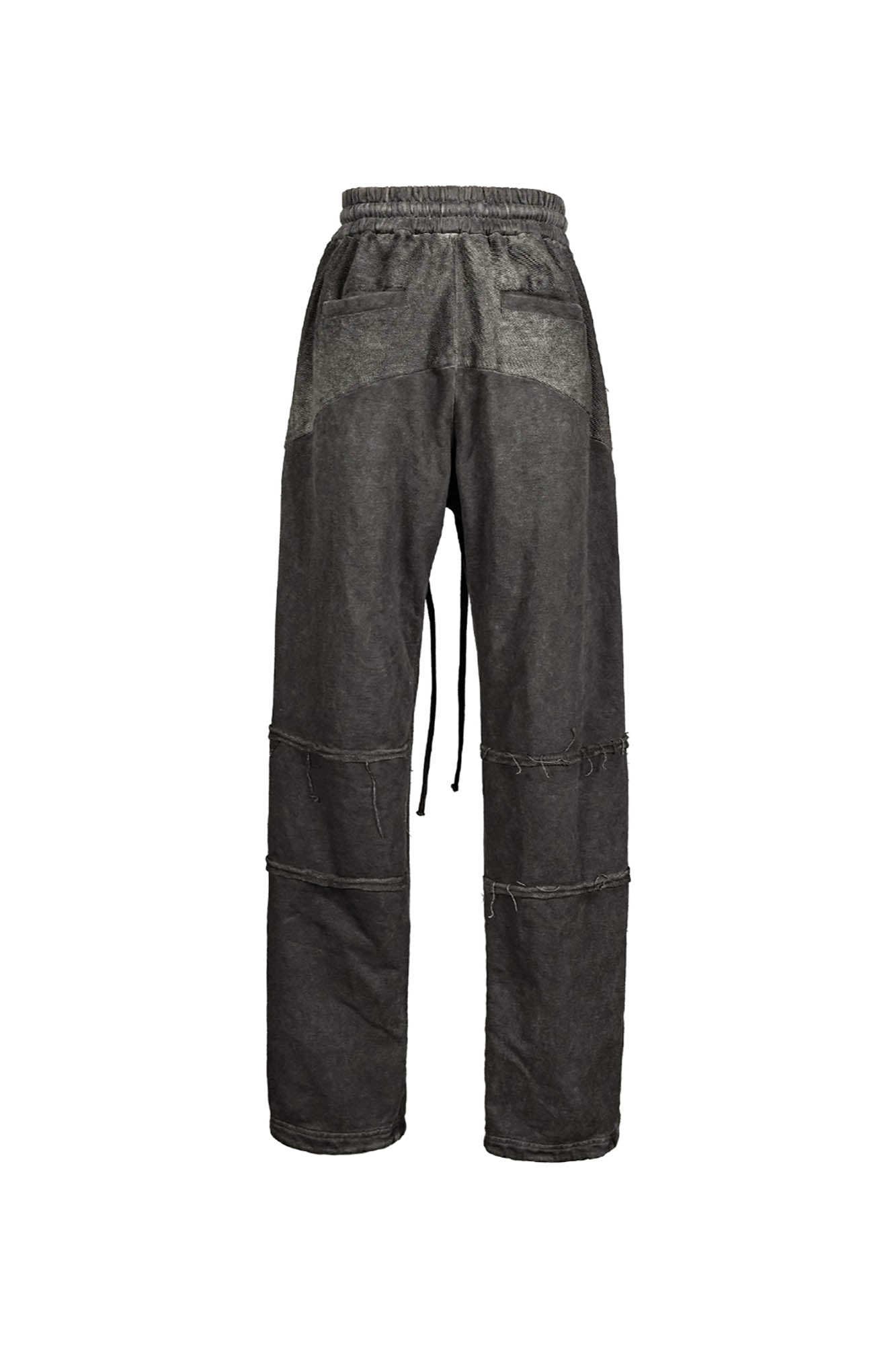 UNDERWATER Distressed Demon Clad Deconstructed Pants, premium urban and streetwear designers apparel on PROJECTISR.com, UNDERWATER