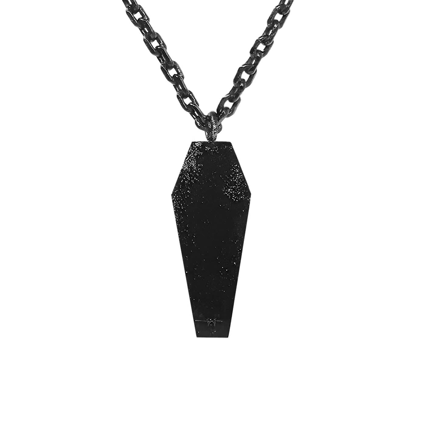 UNDERWATER Distressed Coffin Necklace, premium urban and streetwear designers apparel on PROJECTISR.com, UNDERWATER