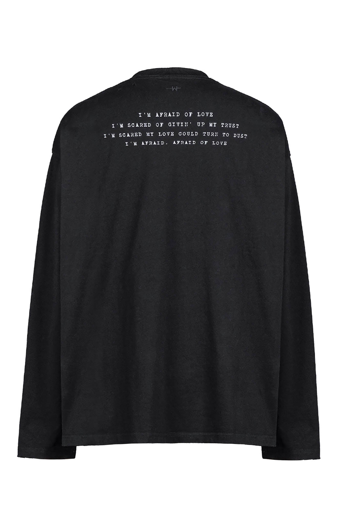 UNDERWATER Bridal Lament Long-Sleeve Tee Black, premium urban and streetwear designers apparel on PROJECTISR.com, UNDERWATER