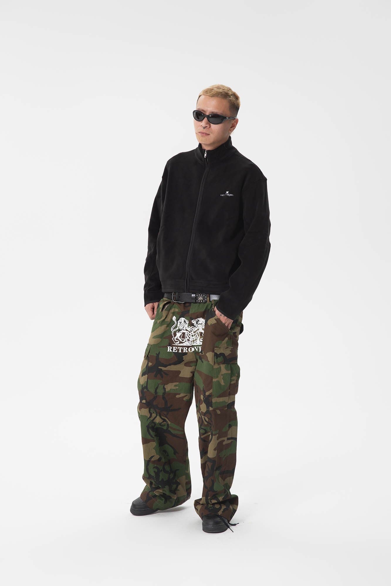 RTVG Essential Stand-Collar Polar Fleece Jacket, premium urban and streetwear designers apparel on PROJECTISR.com, RTVG