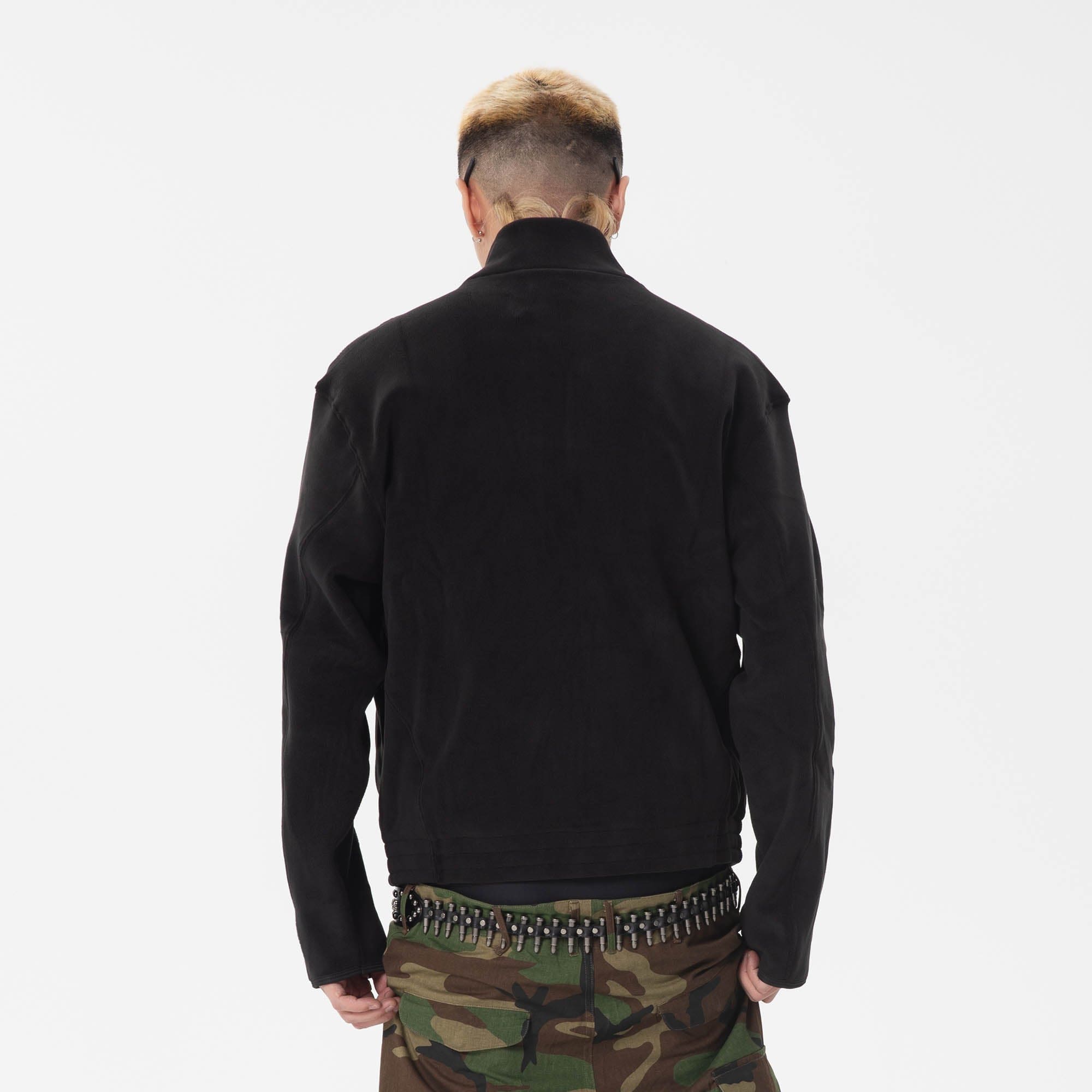 RTVG Essential Stand-Collar Polar Fleece Jacket, premium urban and streetwear designers apparel on PROJECTISR.com, RTVG
