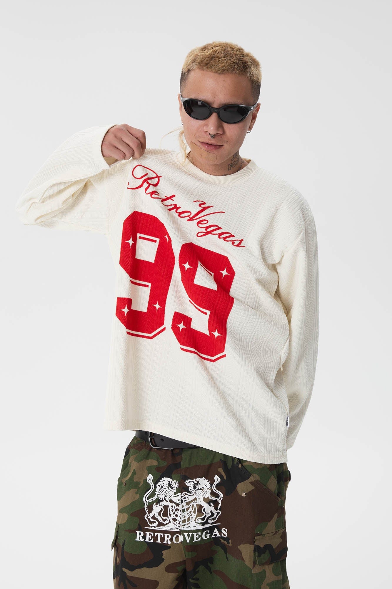 RTVG No.99 Knit Hockey Jersey, premium urban and streetwear designers apparel on PROJECTISR.com, RTVG