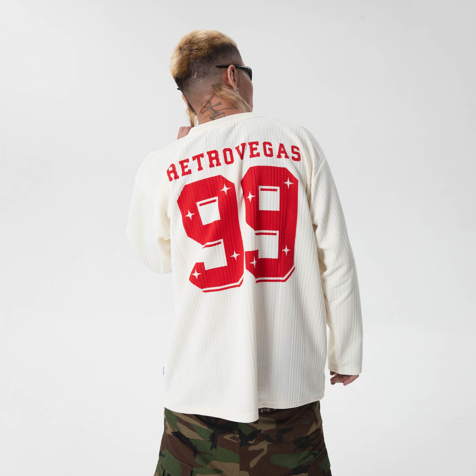 RTVG No.99 Knit Hockey Jersey, premium urban and streetwear designers apparel on PROJECTISR.com, RTVG