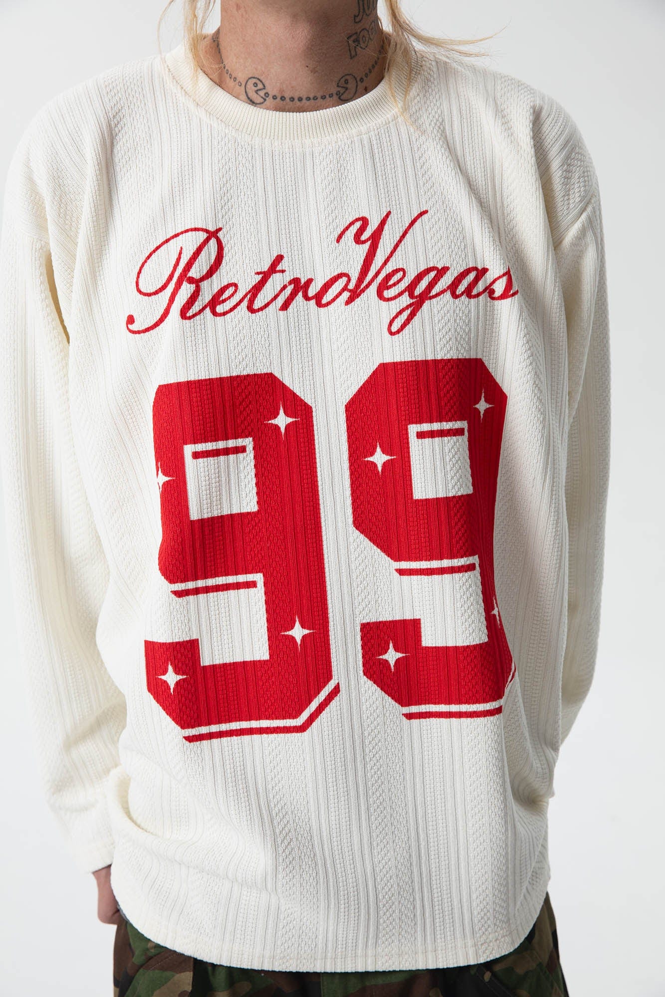 RTVG No.99 Knit Hockey Jersey, premium urban and streetwear designers apparel on PROJECTISR.com, RTVG