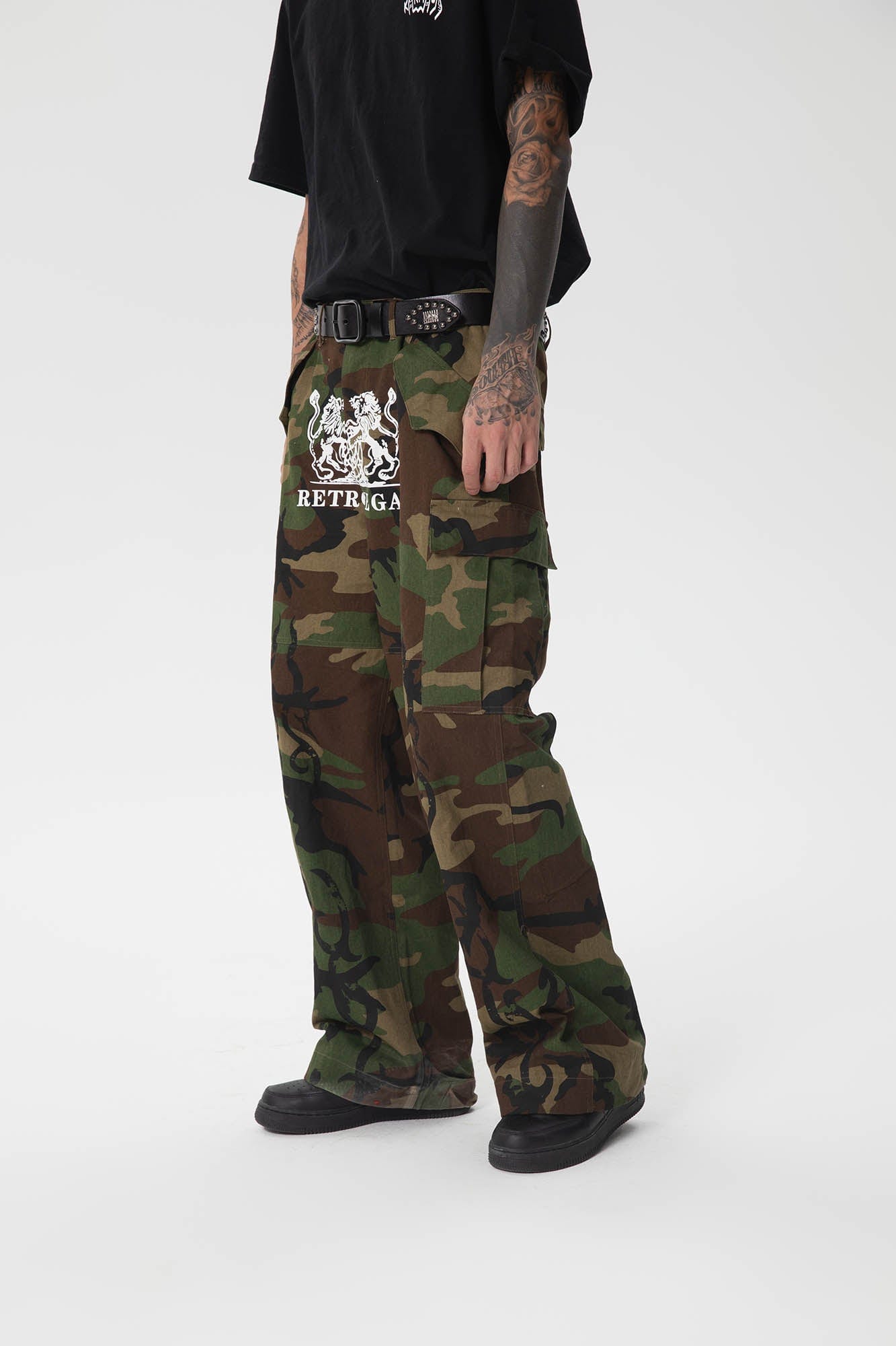 RTVG Totem Multi-Pocket Camo Cargo, premium urban and streetwear designers apparel on PROJECTISR.com, RTVG