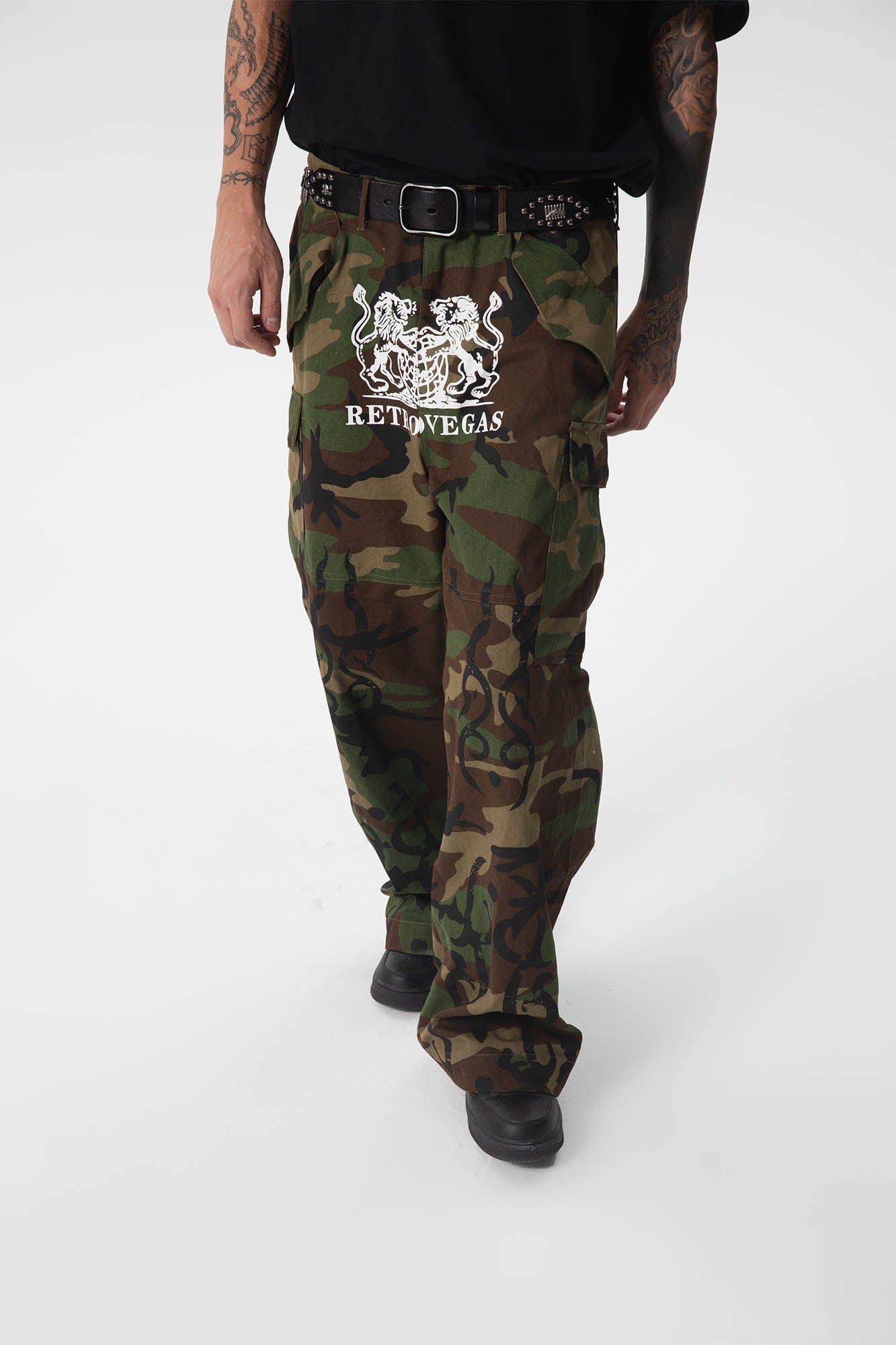 RTVG Totem Multi-Pocket Camo Cargo, premium urban and streetwear designers apparel on PROJECTISR.com, RTVG