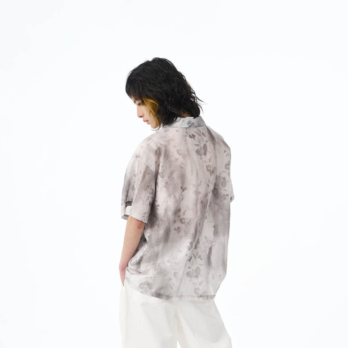 EPIC POETRY Flamingo Jacquard Half Shirt, premium urban and streetwear designers apparel on PROJECTISR.com, EPIC POETRY