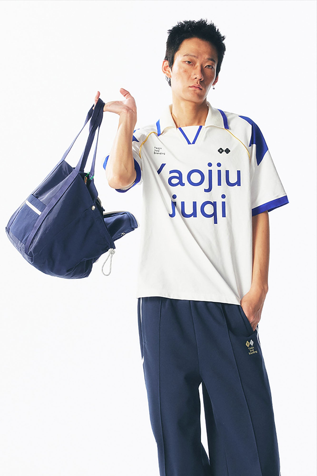 1997 POSTOFFICE Athletic Contrast-Panel Jersey, premium urban and streetwear designers apparel on PROJECTISR.com, 1997 POSTOFFICE