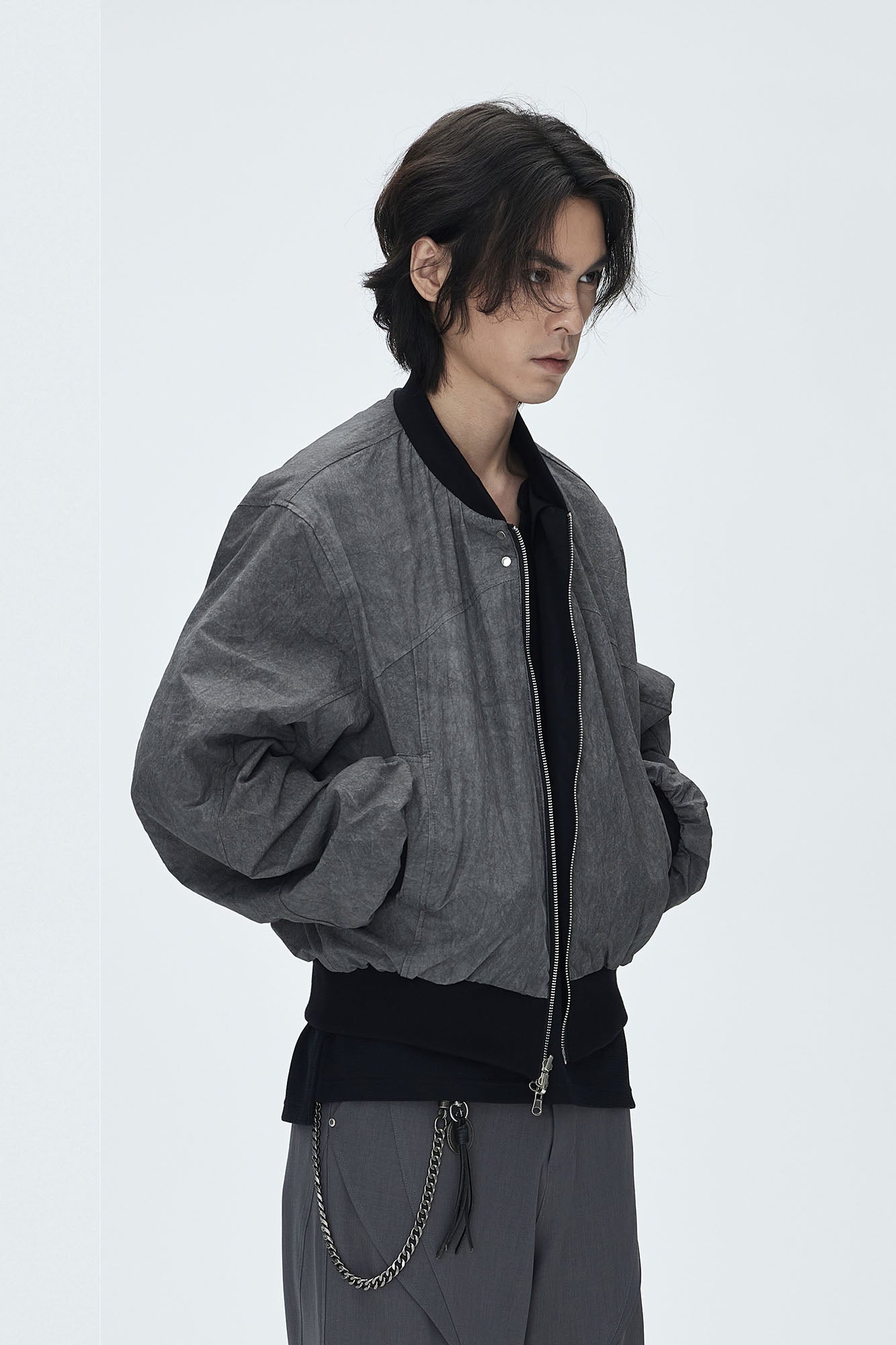 CATSSTAC Reversible Two-Tone Bomber Jacket, premium urban and streetwear designers apparel on PROJECTISR.com, CATSSTAC