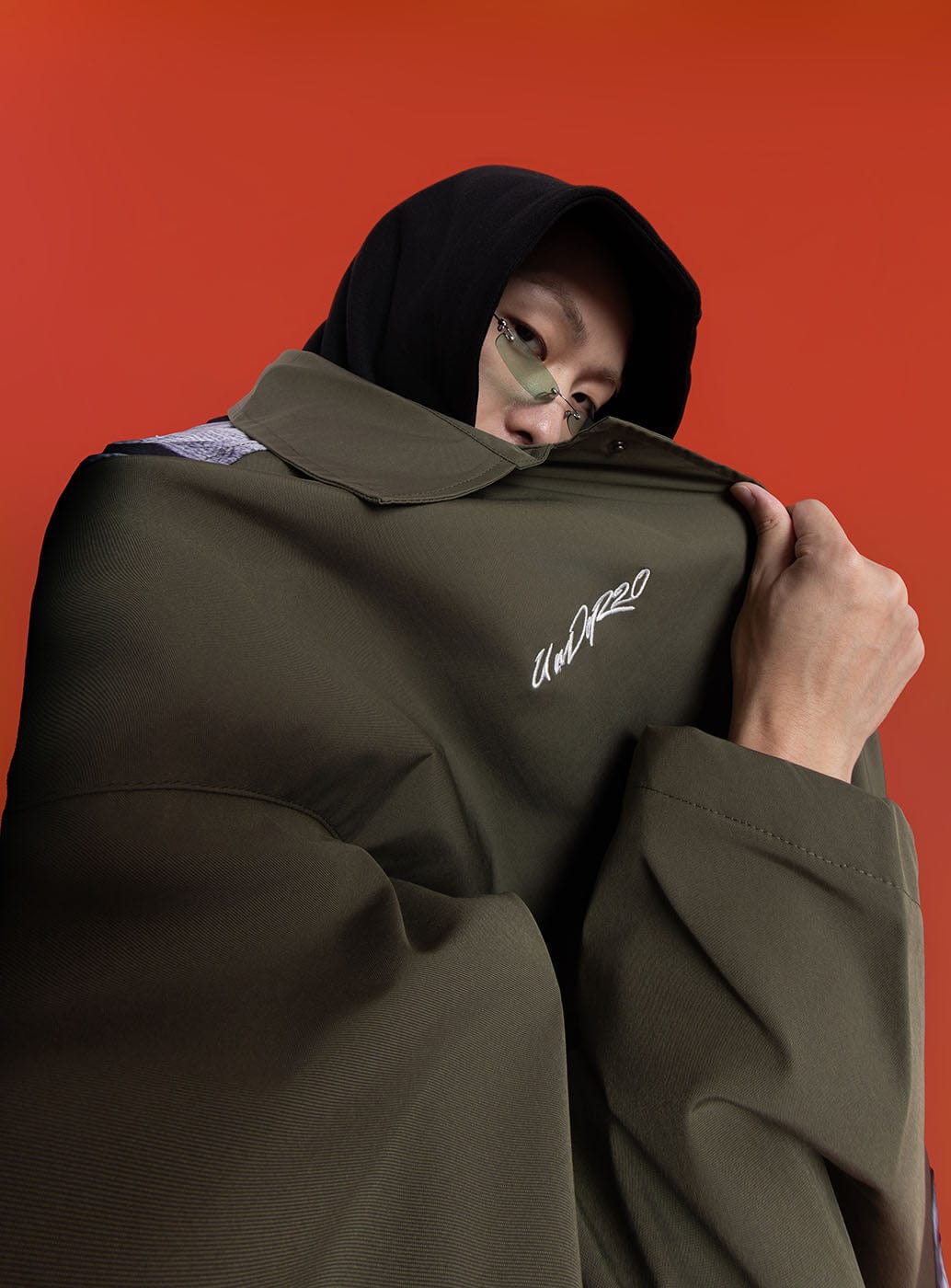 UNDER20 × MIN ZENG SOME MEMORIES OF DEATH Trench Coat, premium urban and streetwear designers apparel on PROJECTISR.com, UNDER20