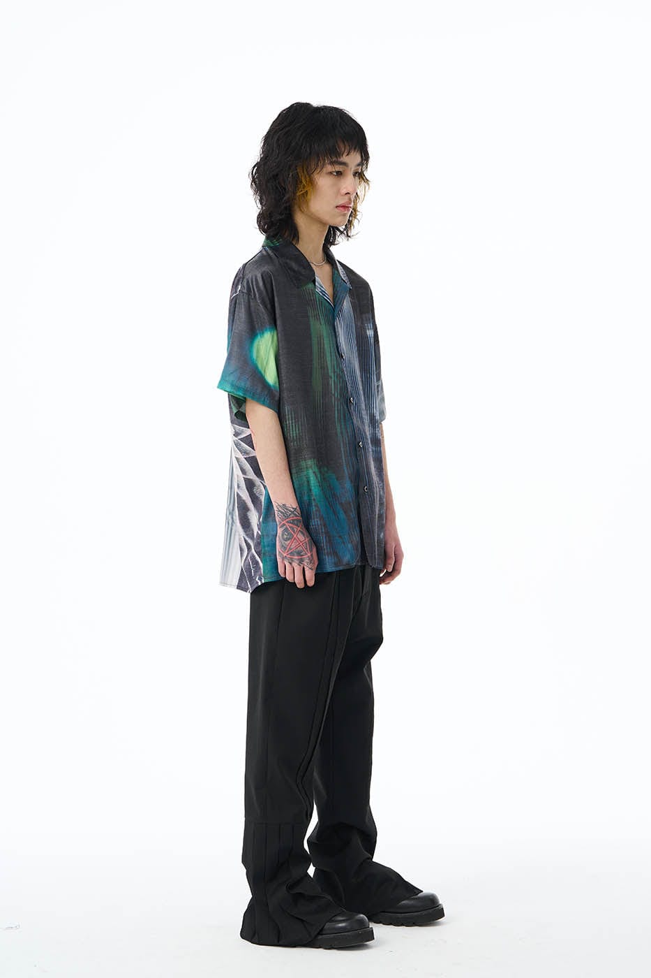 EPIC POETRY Time Travel Abstract Half Shirt, premium urban and streetwear designers apparel on PROJECTISR.com, EPIC POETRY