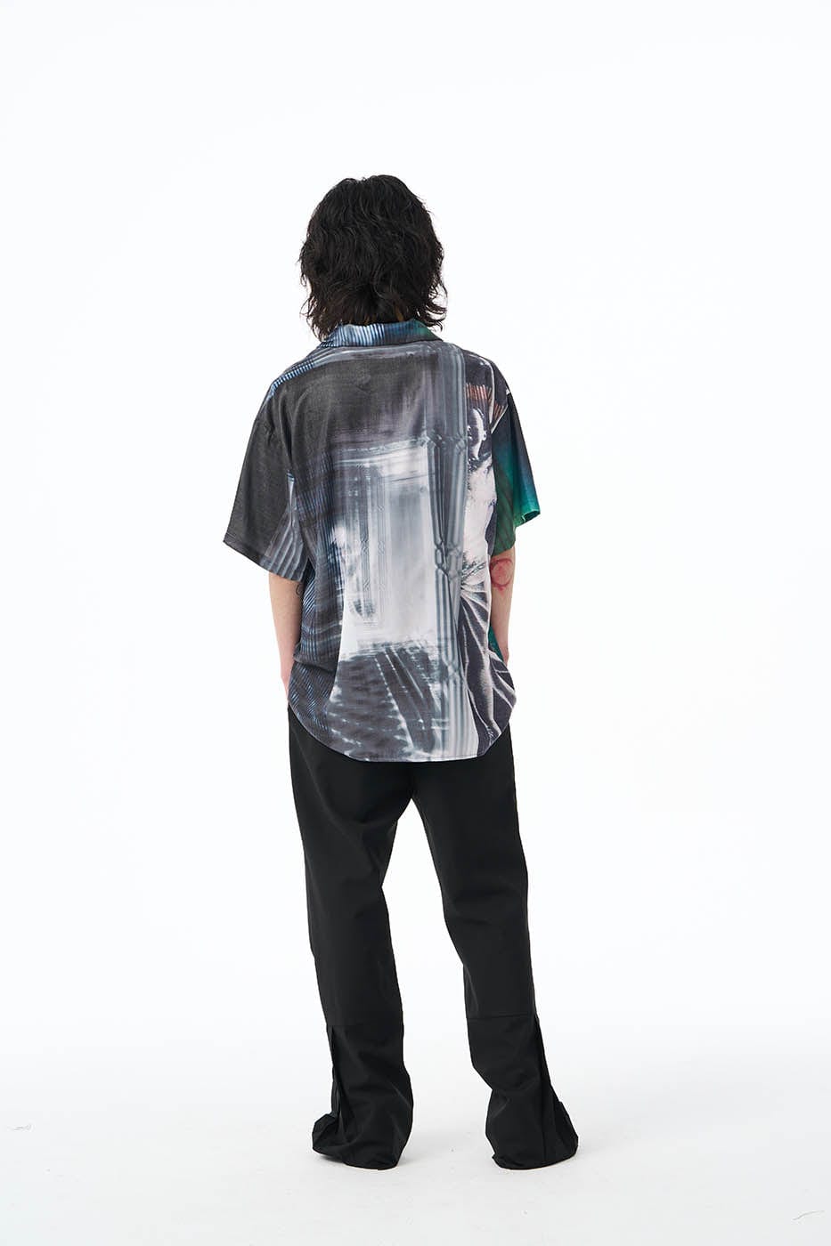 EPIC POETRY Time Travel Abstract Half Shirt, premium urban and streetwear designers apparel on PROJECTISR.com, EPIC POETRY
