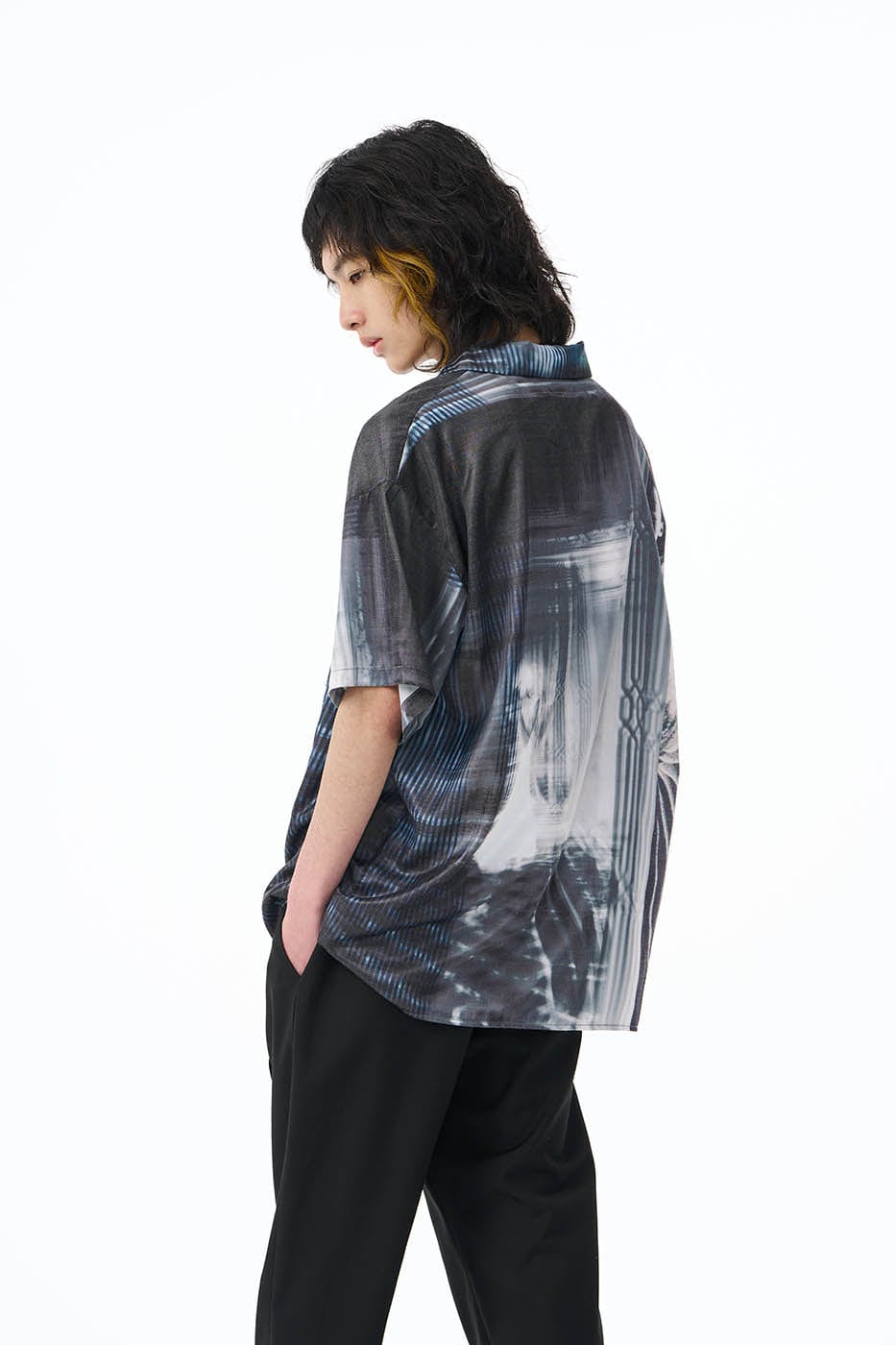 EPIC POETRY Time Travel Abstract Half Shirt, premium urban and streetwear designers apparel on PROJECTISR.com, EPIC POETRY