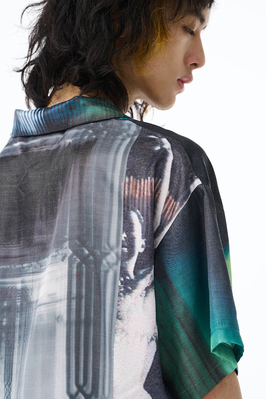 EPIC POETRY Time Travel Abstract Half Shirt, premium urban and streetwear designers apparel on PROJECTISR.com, EPIC POETRY