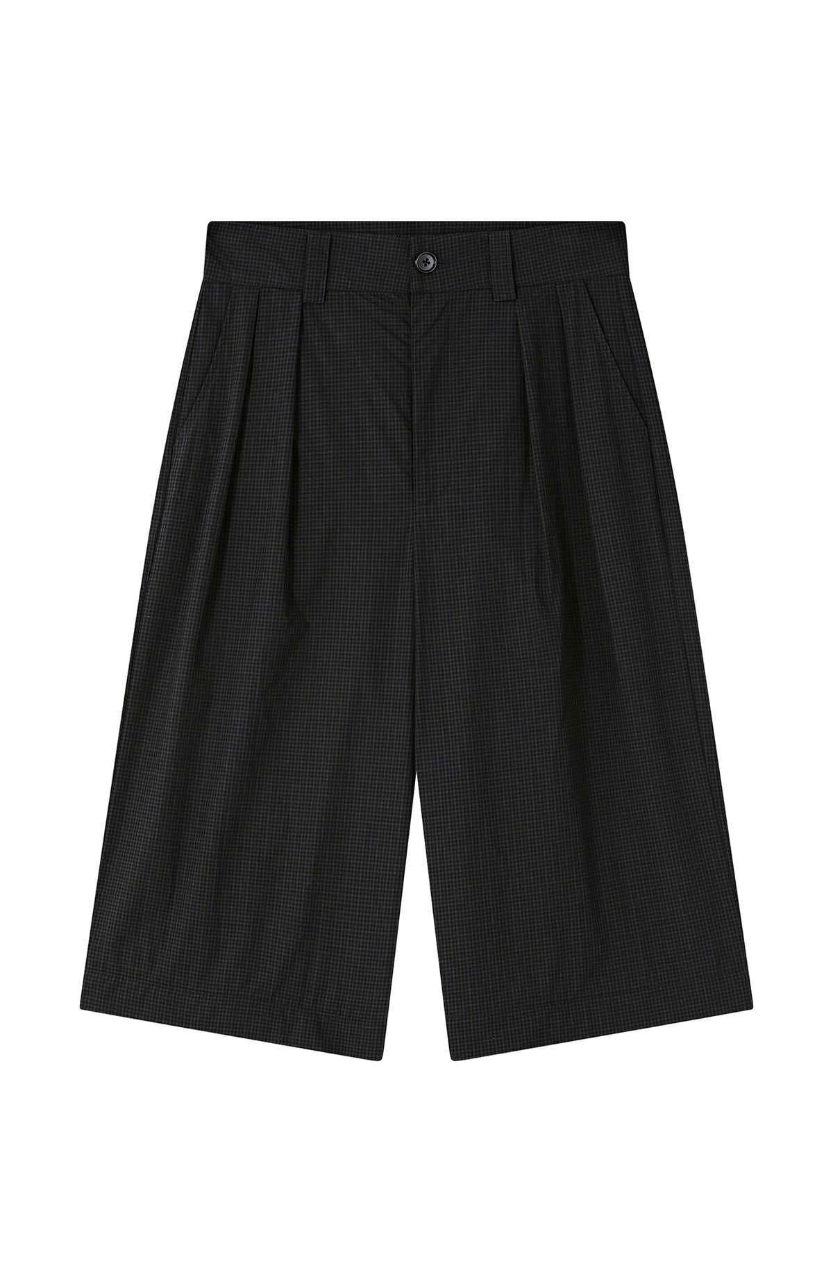 FMACM Detachable Plaid Straight-Leg Pants