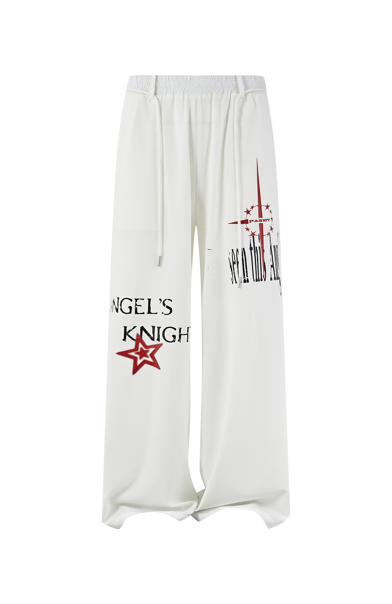 PASET Star Graphic Wide-Leg Pants