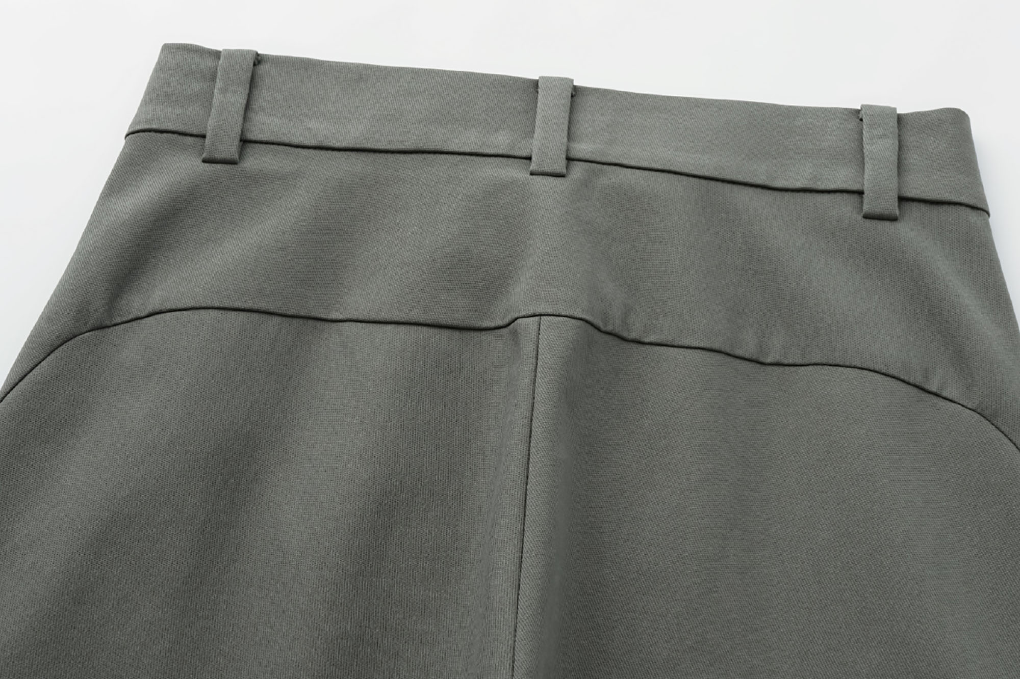 ALVNG AR ANTS Double Pleat Panel Wide-Leg Trousers