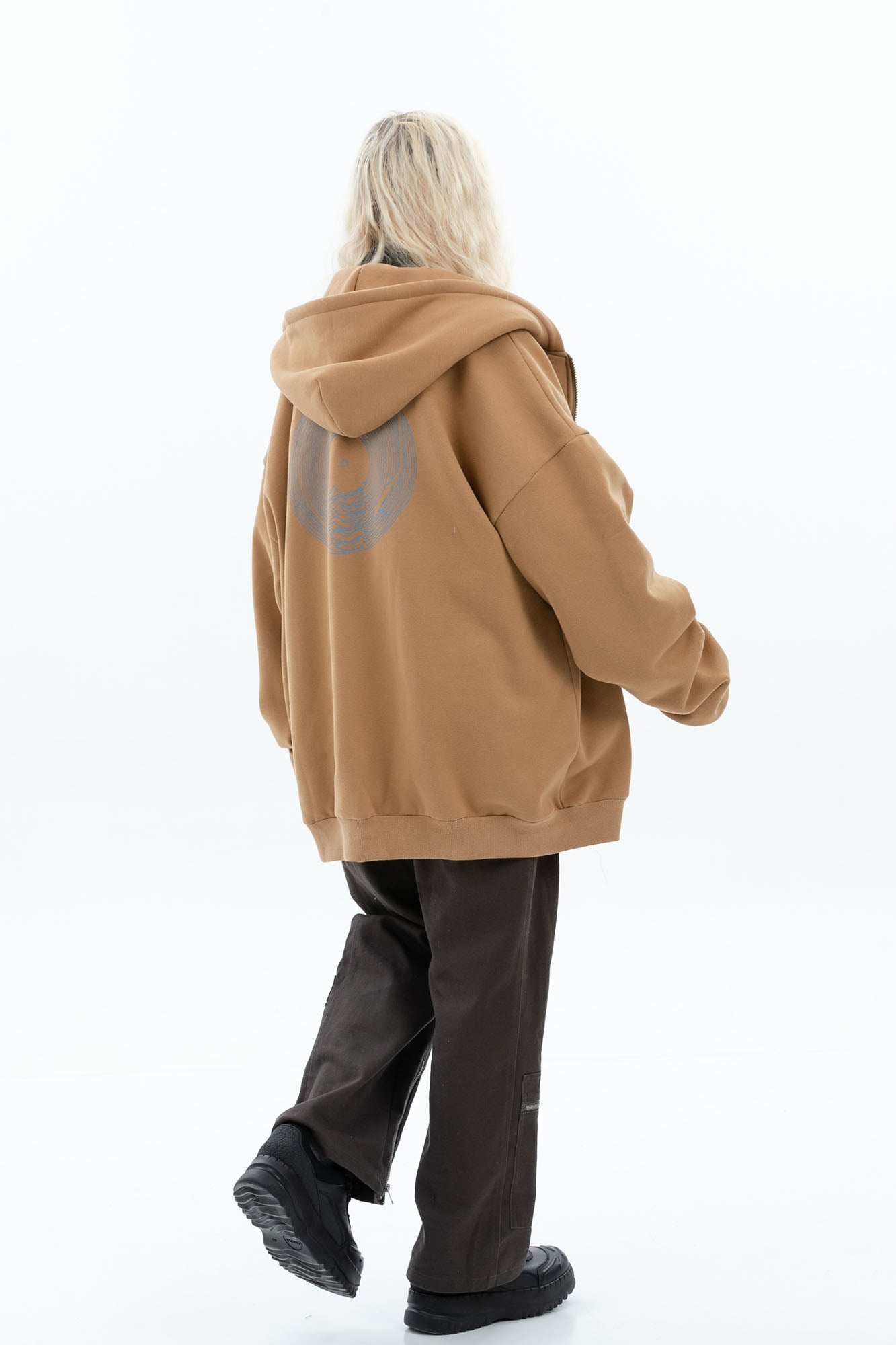 ERROR CODE ROBOT Fleetwood Mac Graphic Oversized Hooded Jacket, premium urban and streetwear designers apparel on PROJECTISR.com, ERROR CODE ROBOT