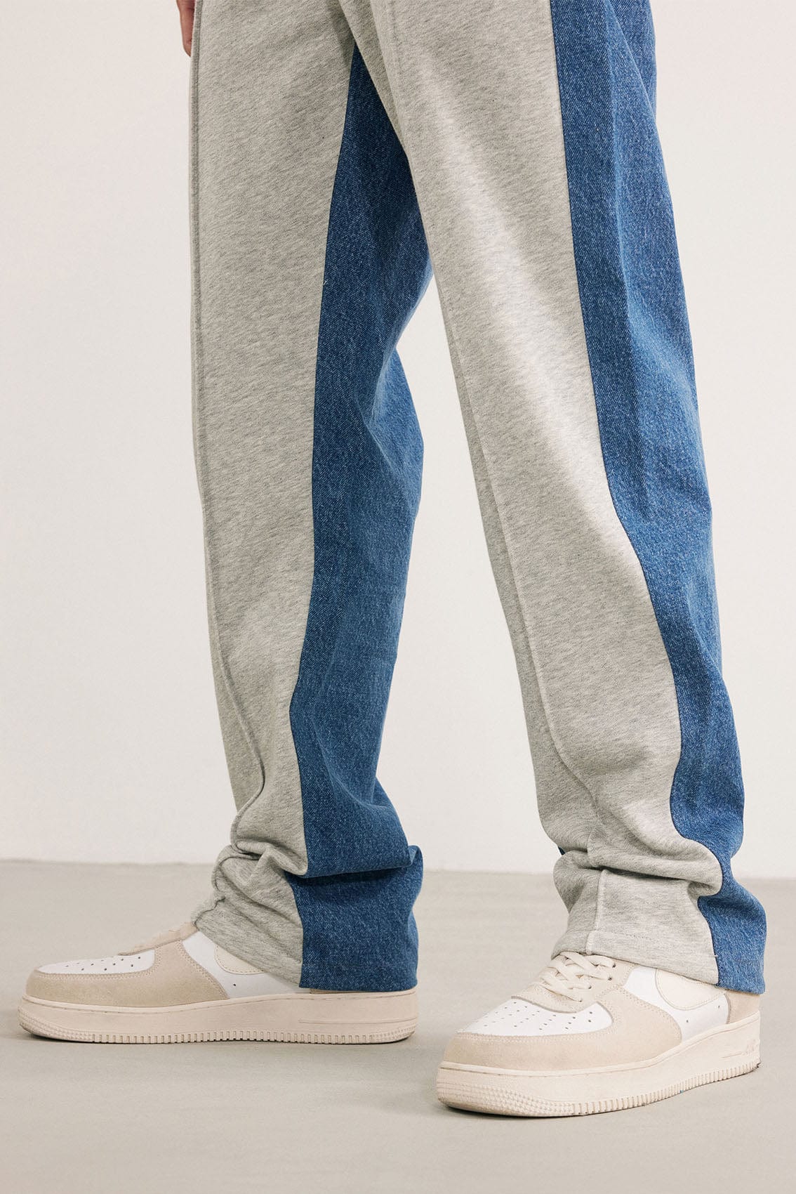 BONELESS Contrast Color Spliced Sweatpants, premium urban and streetwear designers apparel on PROJECTISR.com, BONELESS