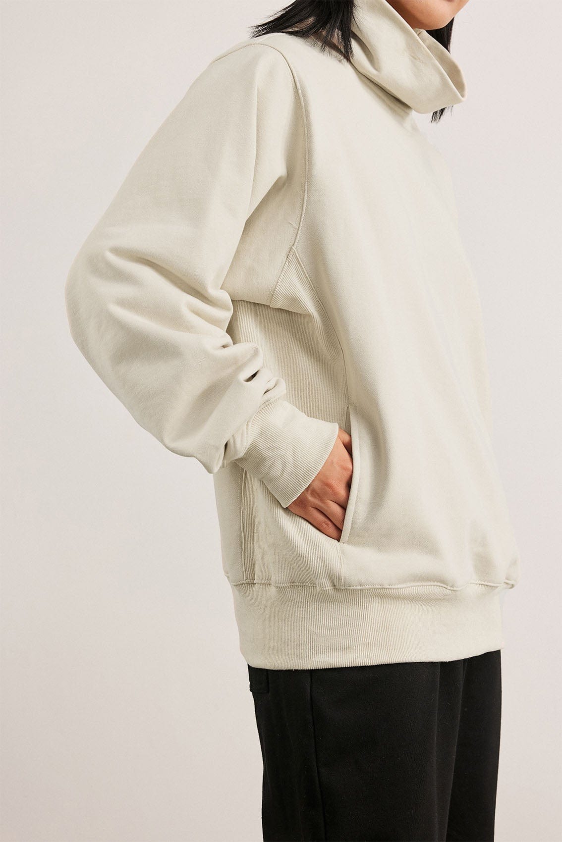 BONELESS High Collar Classic Sweatshirt, premium urban and streetwear designers apparel on PROJECTISR.com, BONELESS