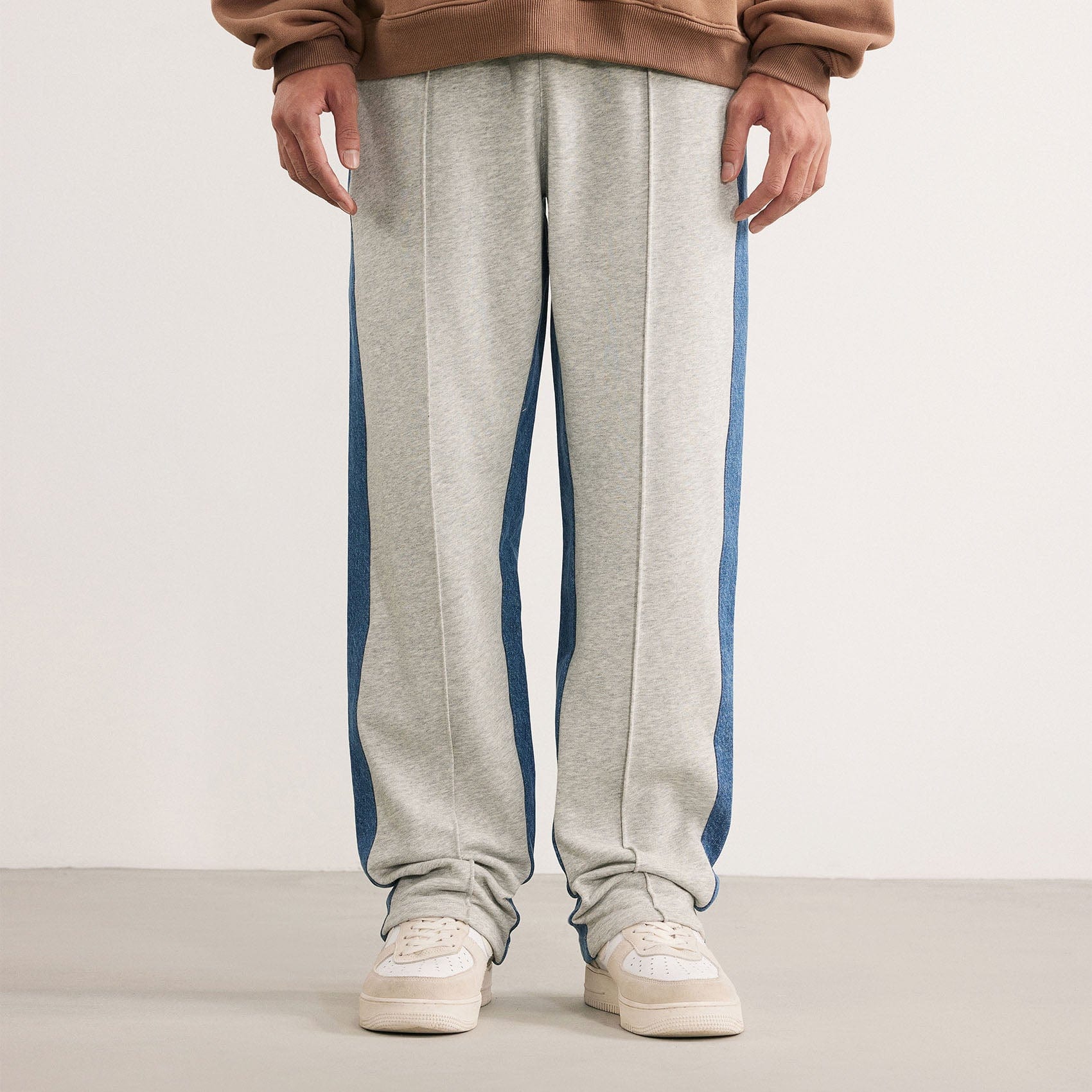 BONELESS Contrast Color Spliced Sweatpants, premium urban and streetwear designers apparel on PROJECTISR.com, BONELESS