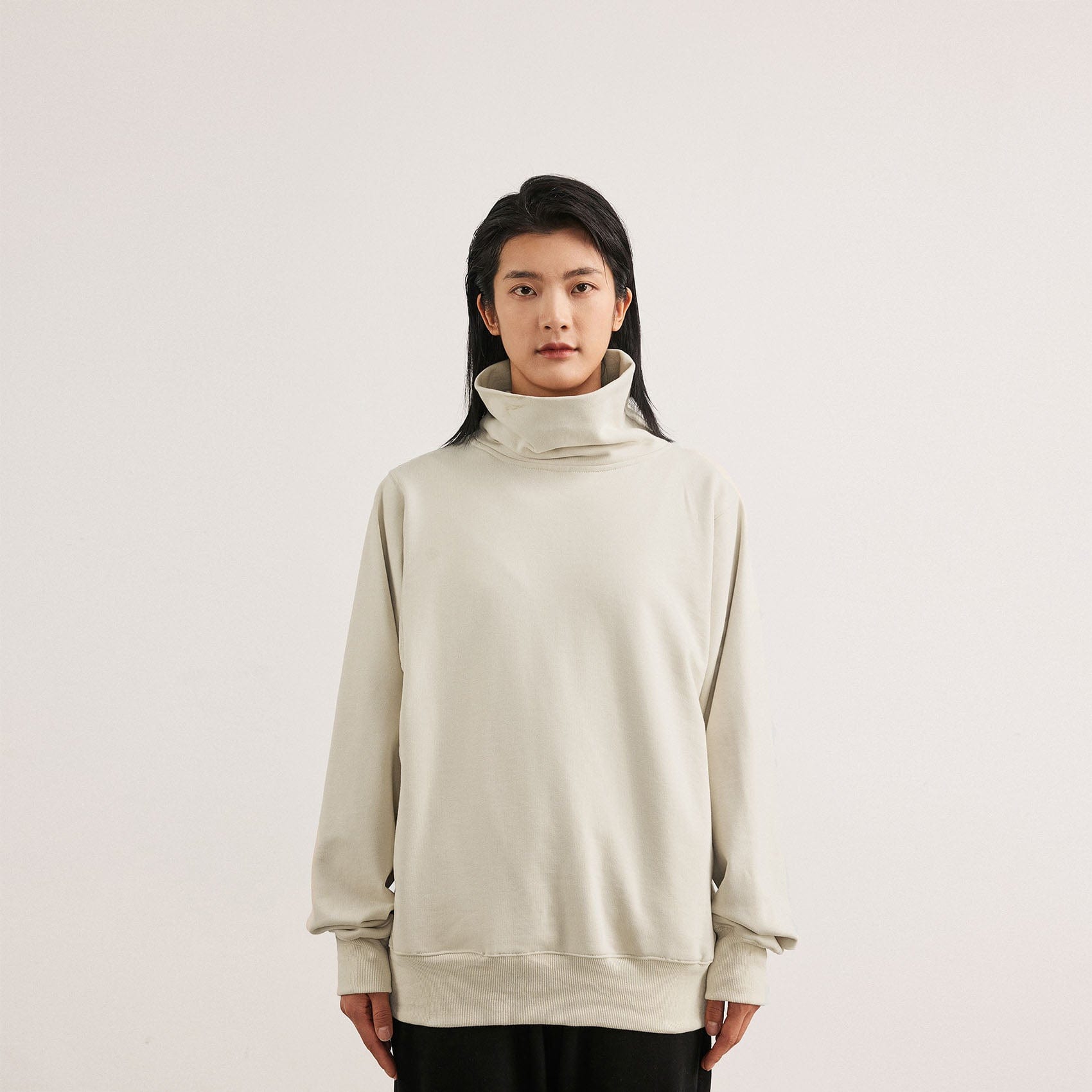 BONELESS High Collar Classic Sweatshirt, premium urban and streetwear designers apparel on PROJECTISR.com, BONELESS