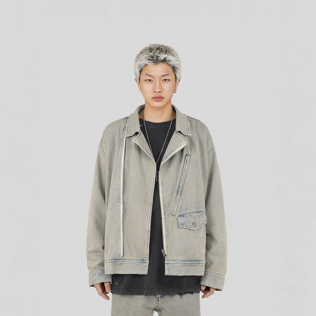 Fear of god discount denim track jacket