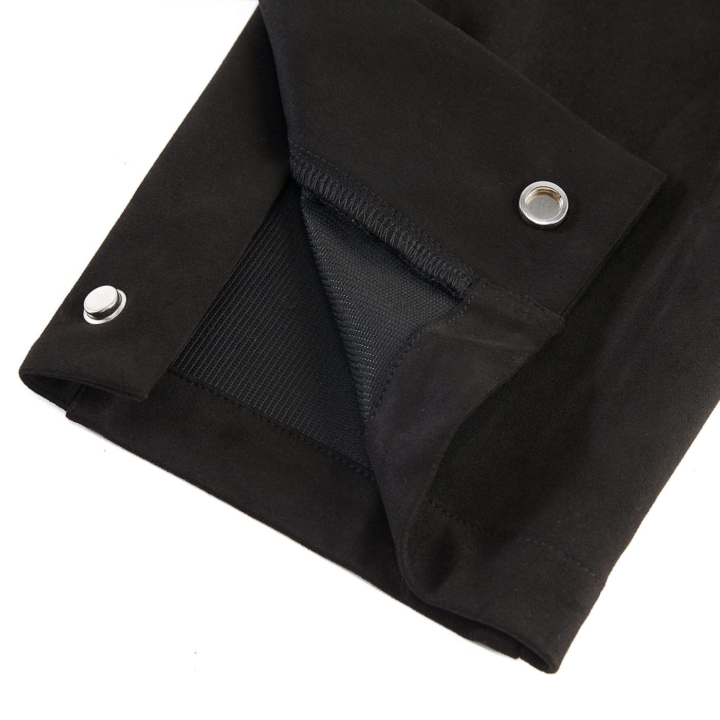 BONELESS Suede Textured Buttoned Pants, premium urban and streetwear designers apparel on PROJECTISR.com, BONELESS