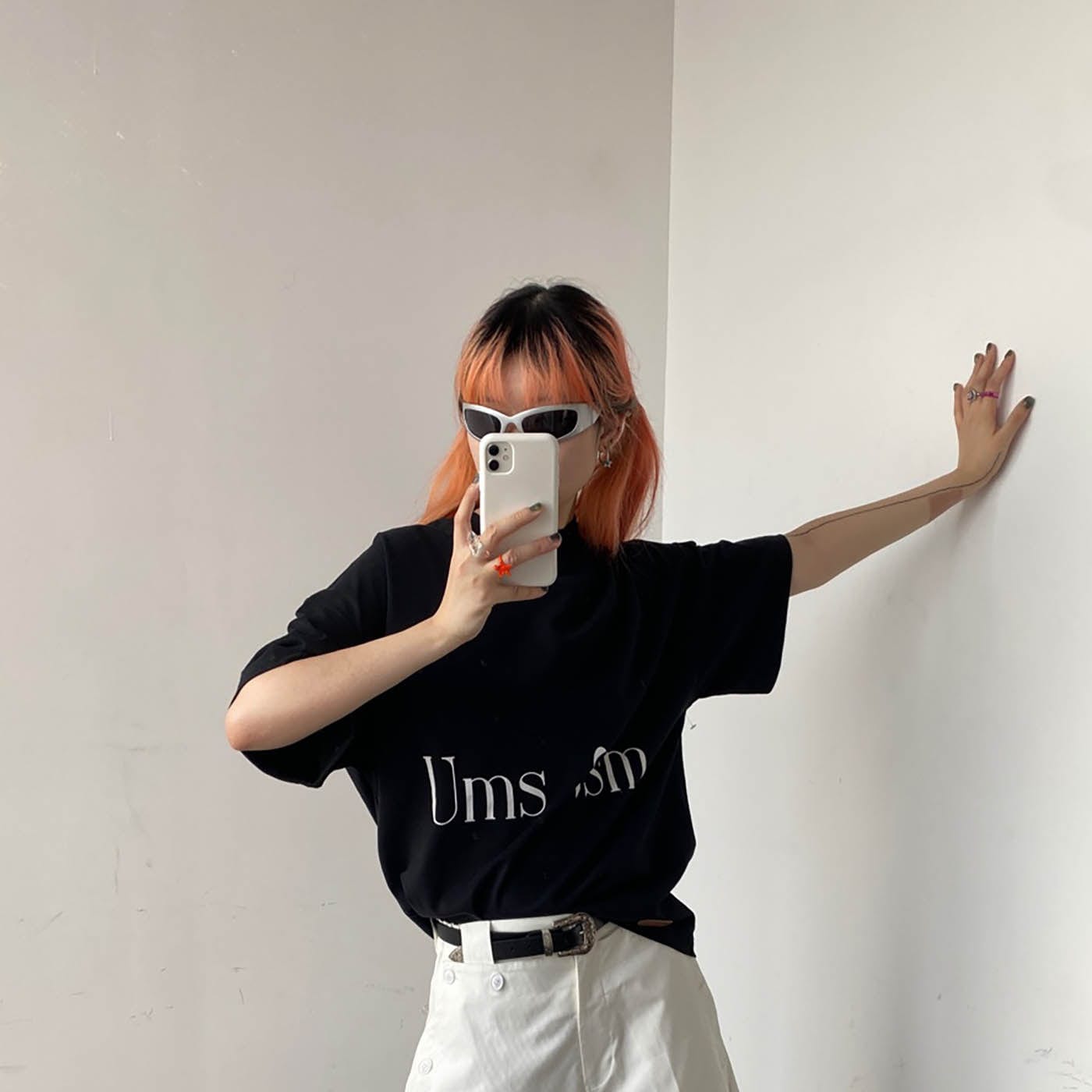 UMAMIISM Essential Oversized LOGO T-Shirt, premium urban and streetwear designers apparel on PROJECTISR.com, UMAMIISM