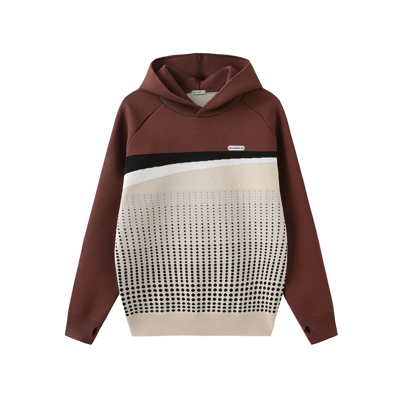 UMAMIISM Polka Dot Matrix Hoodie, premium urban and streetwear designers apparel on PROJECTISR.com, UMAMIISM