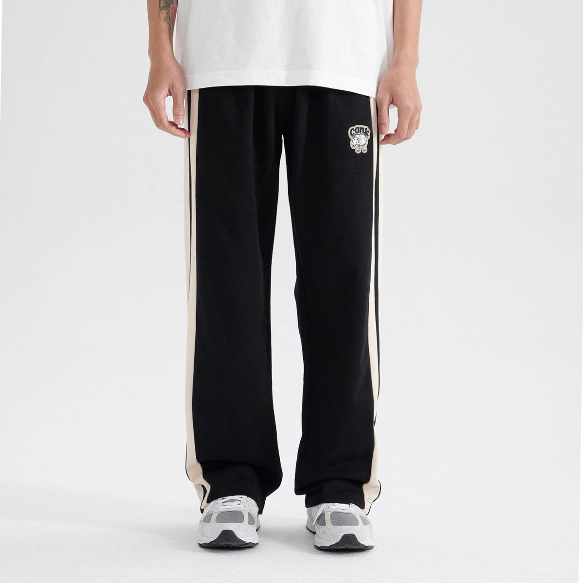 CONKLAB Coco Sheep Side Stripe Straight Pants