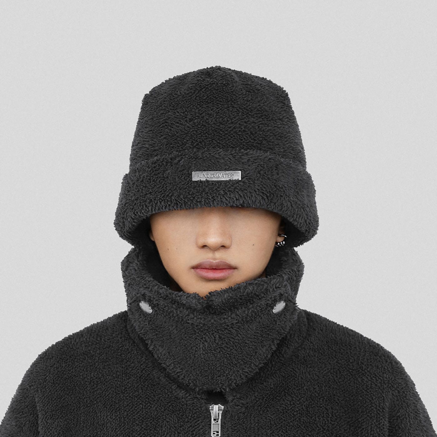 UNDERWATER Fleece Beanie, premium urban and streetwear designers apparel on PROJECTISR.com, UNDERWATER
